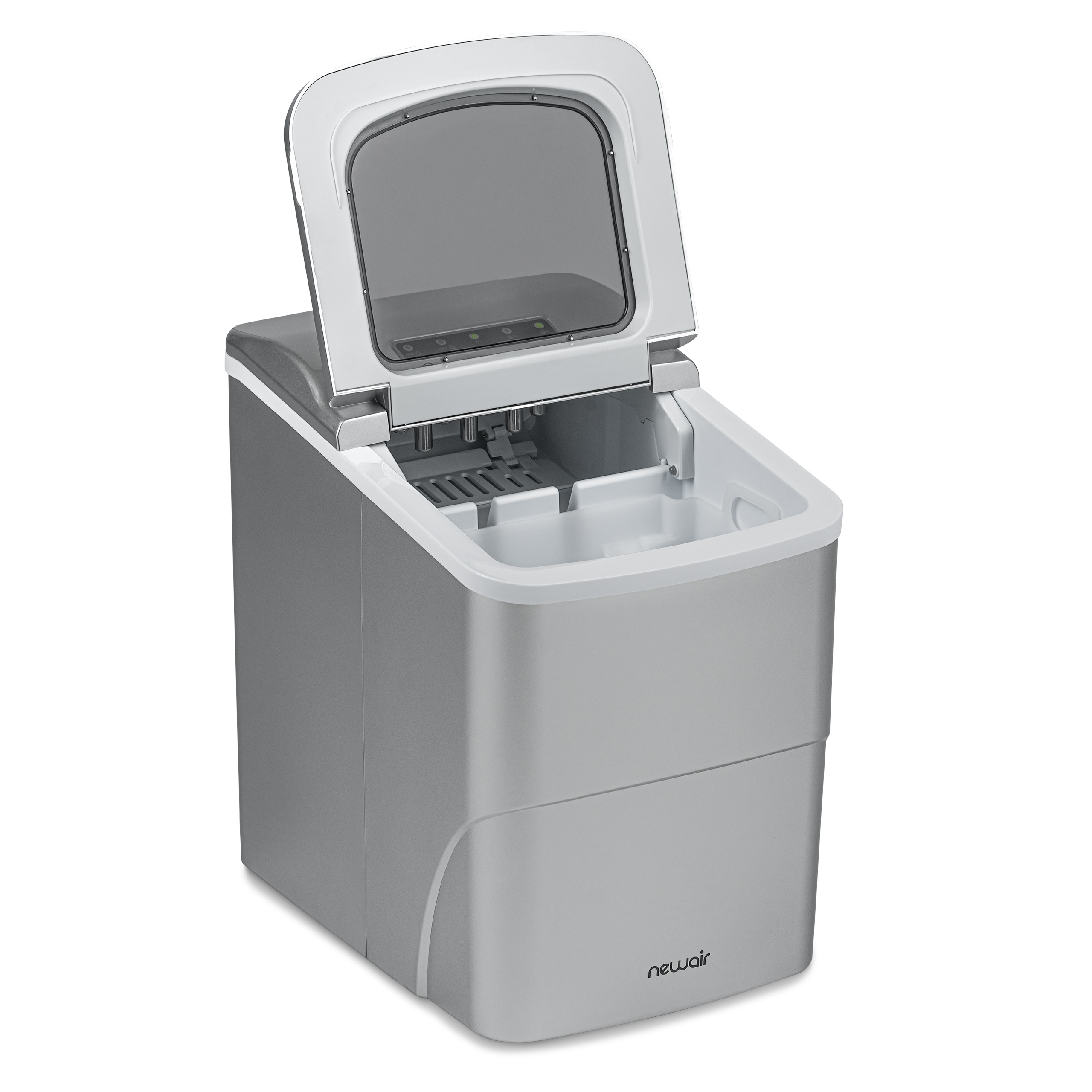 Newair 26 lb Silver Portable Countertop Ice Maker