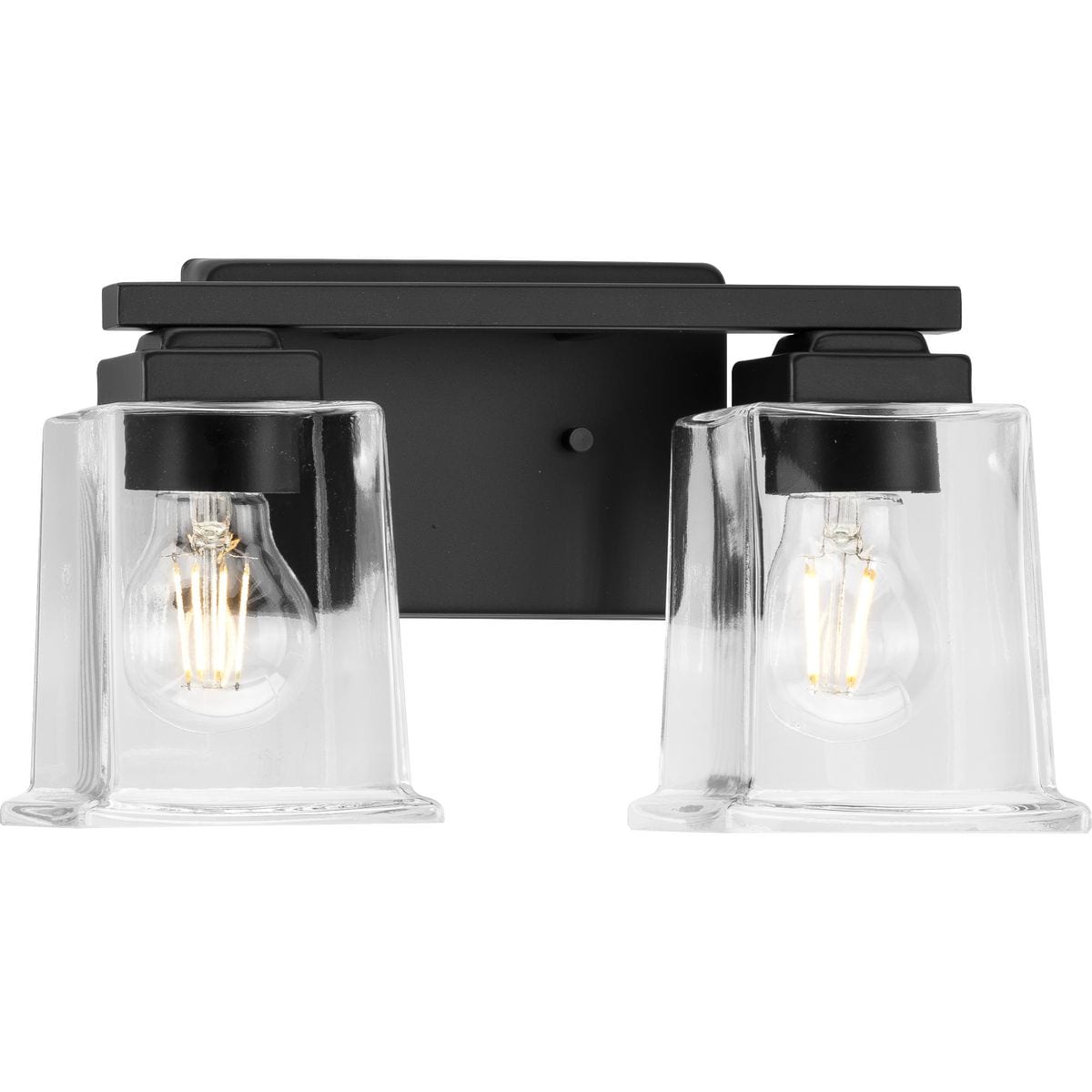 Progress Lighting P300378-31M Gilmour 12.25-in 2 -Light Matte Black Craftsman Vanity light
