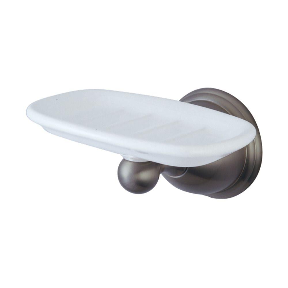 Elements of Design Restoration Satin nickel Brass Soap Dish #EBA3965SN