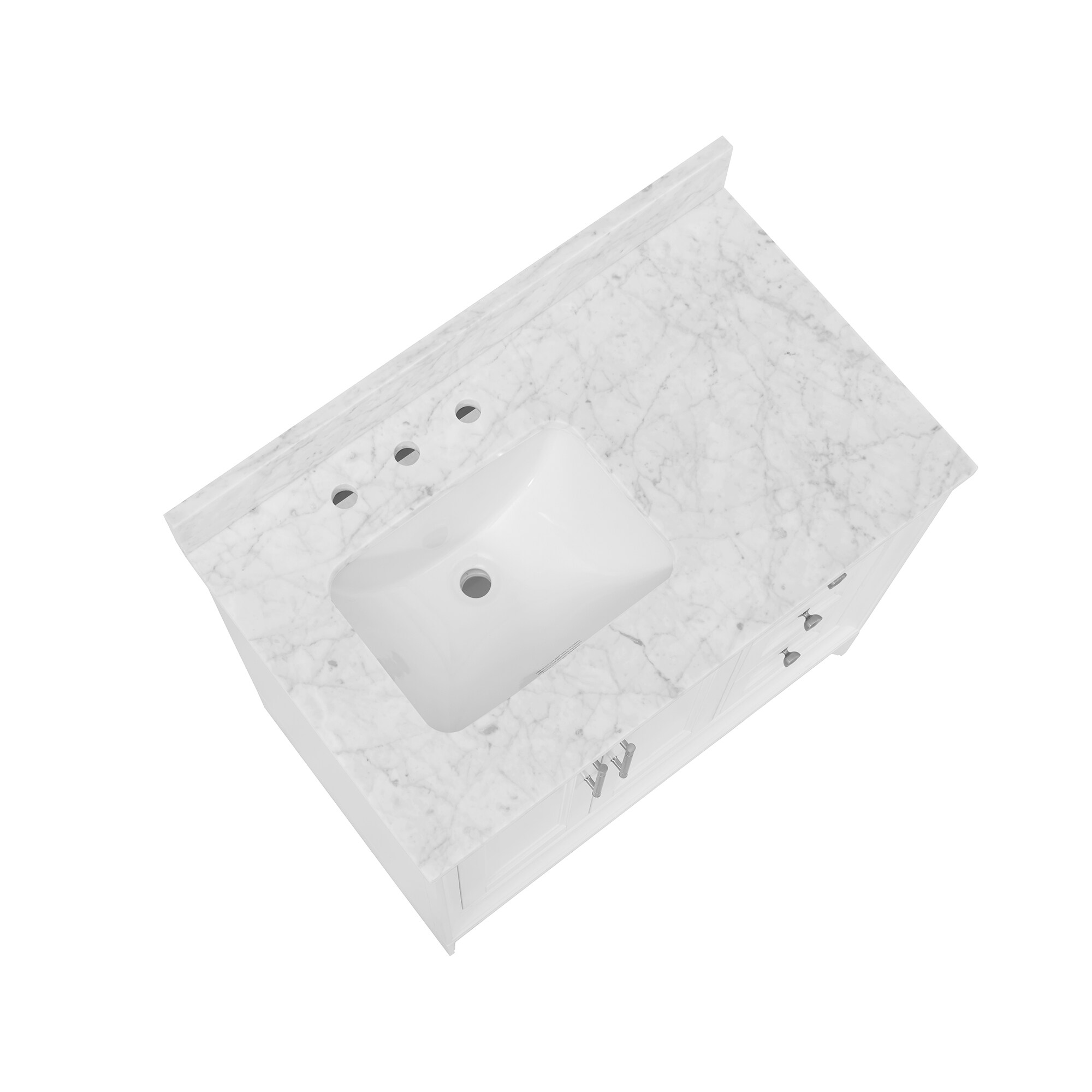 ED Ellen DeGeneres Anaheim 36-in White Undermount Single