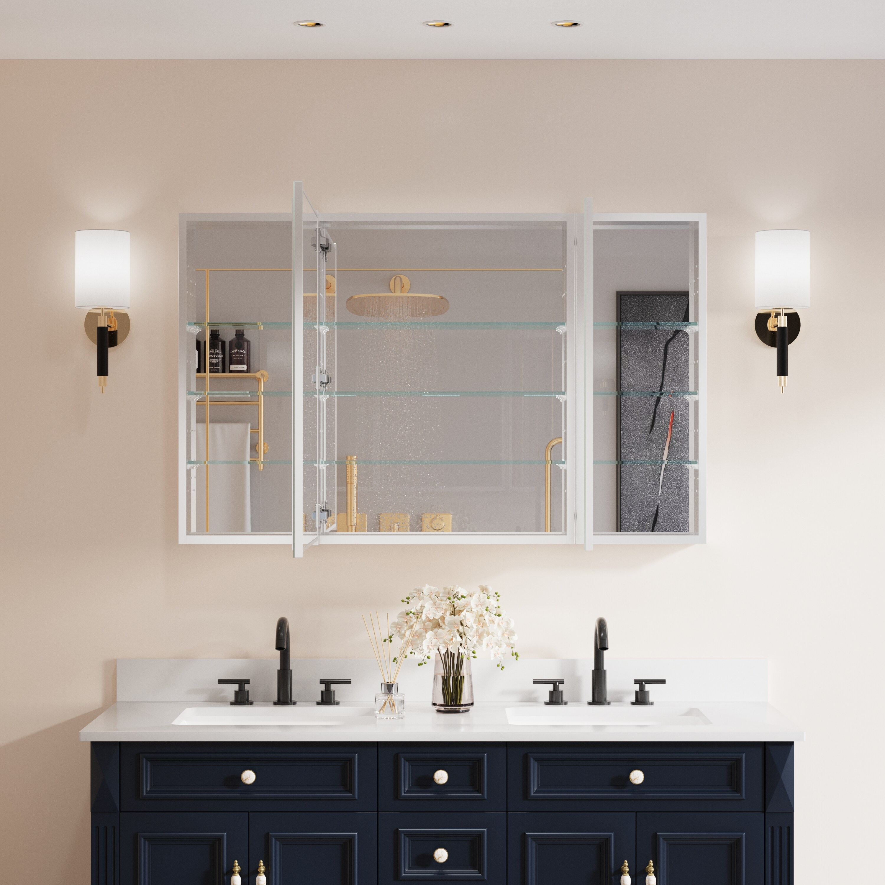 Forclover MRW-JG4830 Bathroom-Medicine-Cabinets - View #3