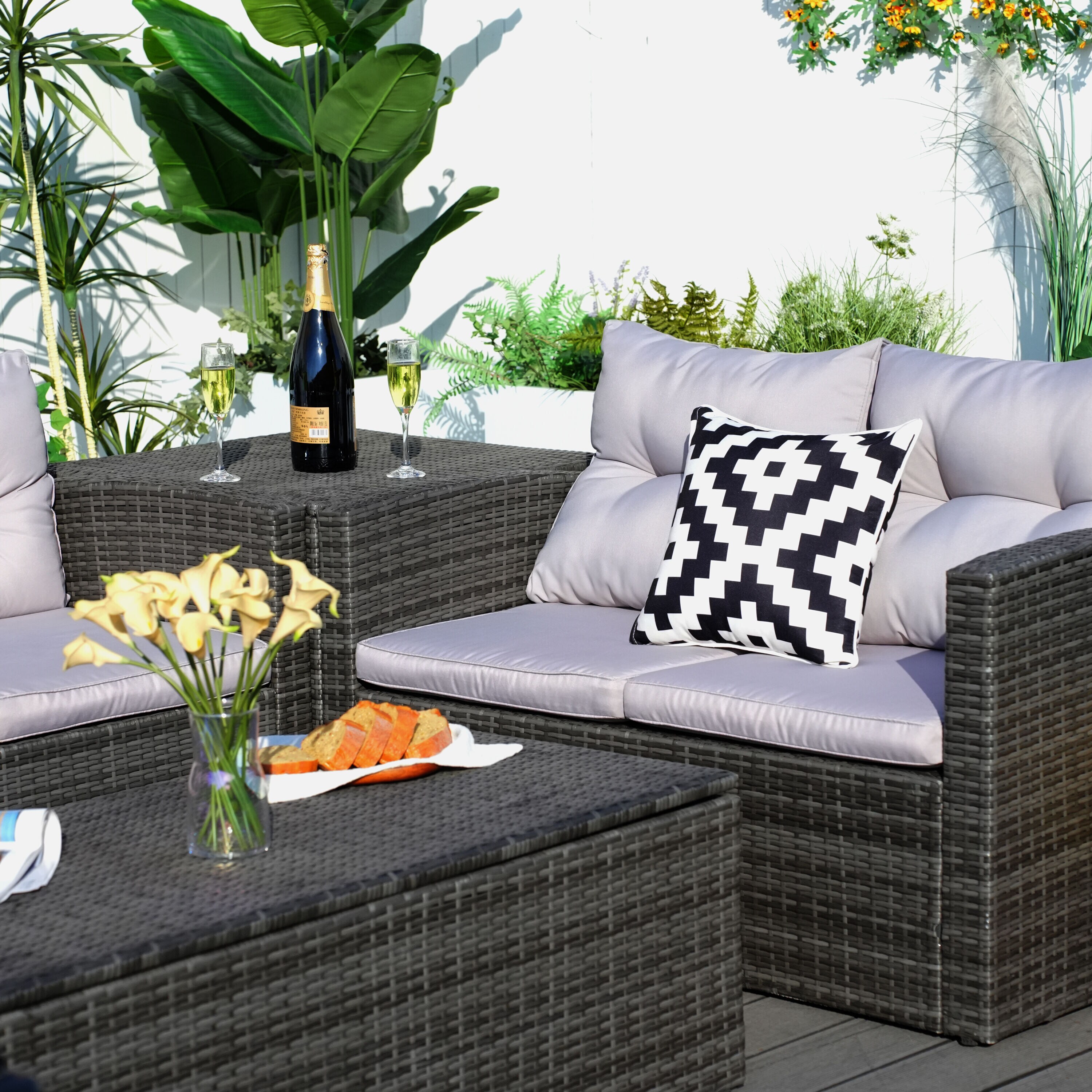 Moda Furnishings MOS-1503-G Patio-Conversation-Sets - View #6