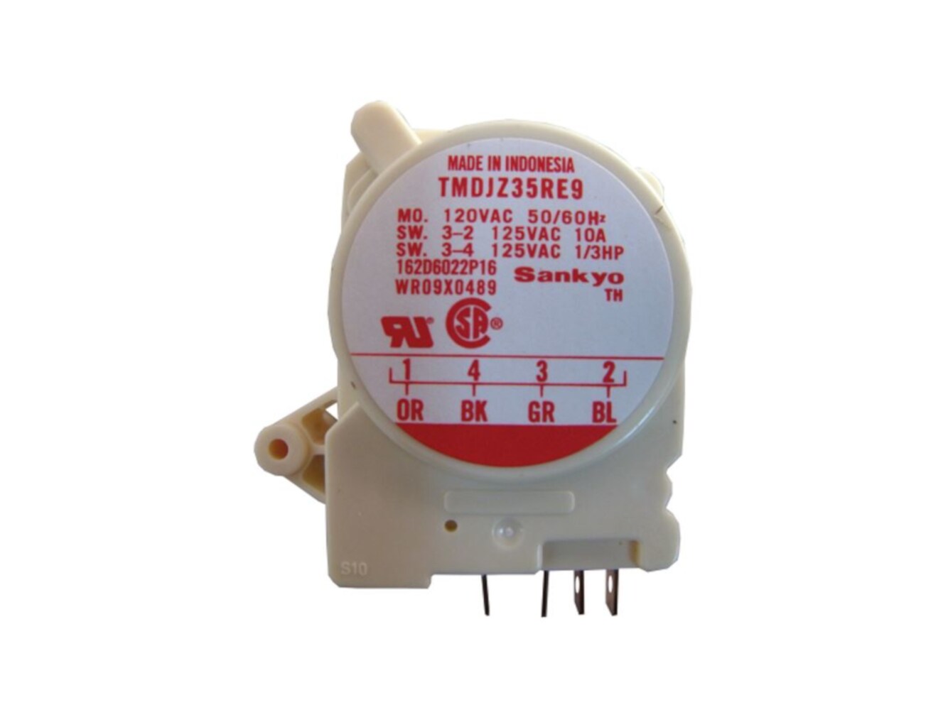 SUPCO 260366 Defrost Timer, Ge, 16-hour Cycle, 35-minute Defrost, Sc952