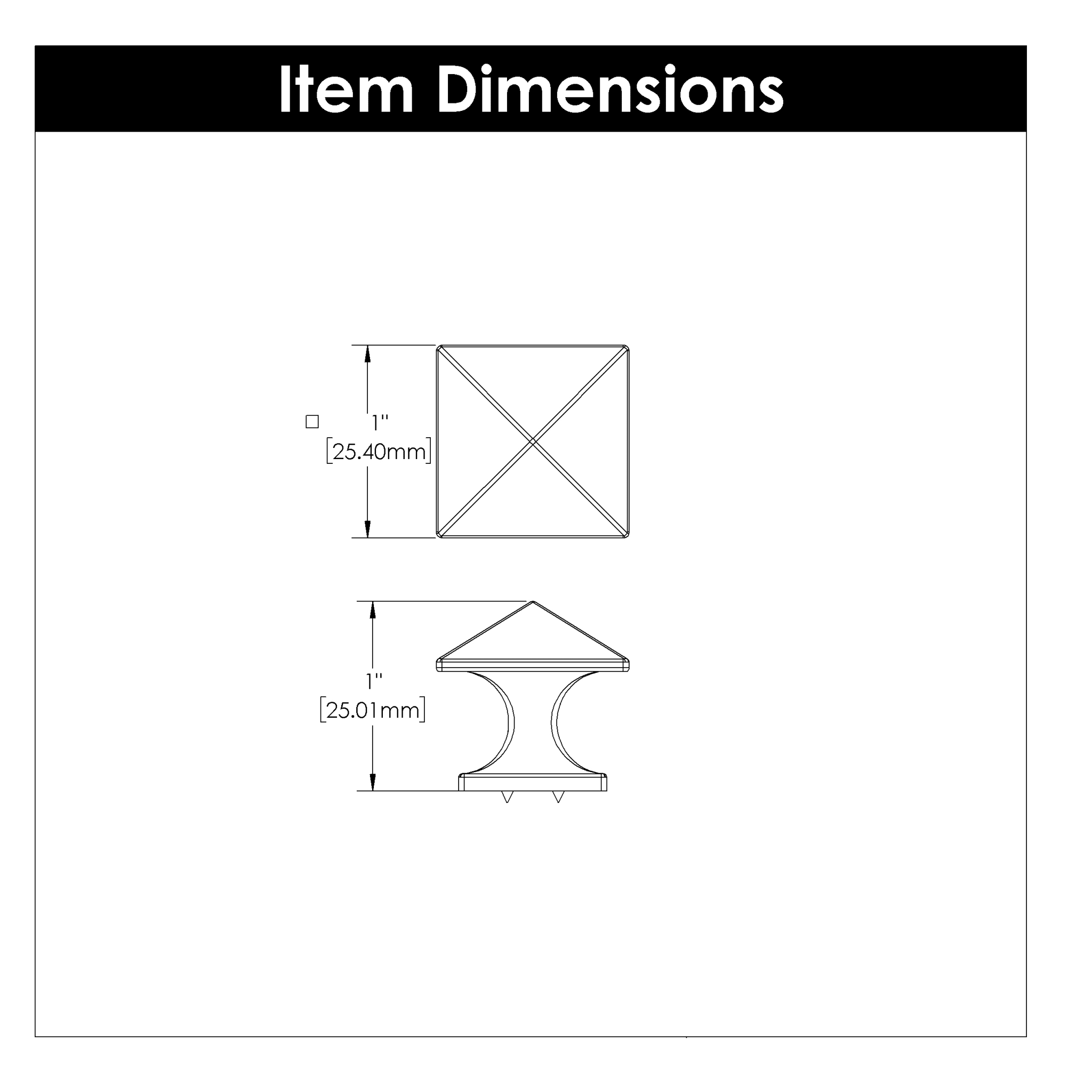 Hickory Hardware P3014-OBH-10B Cabinet-Knobs - View #4