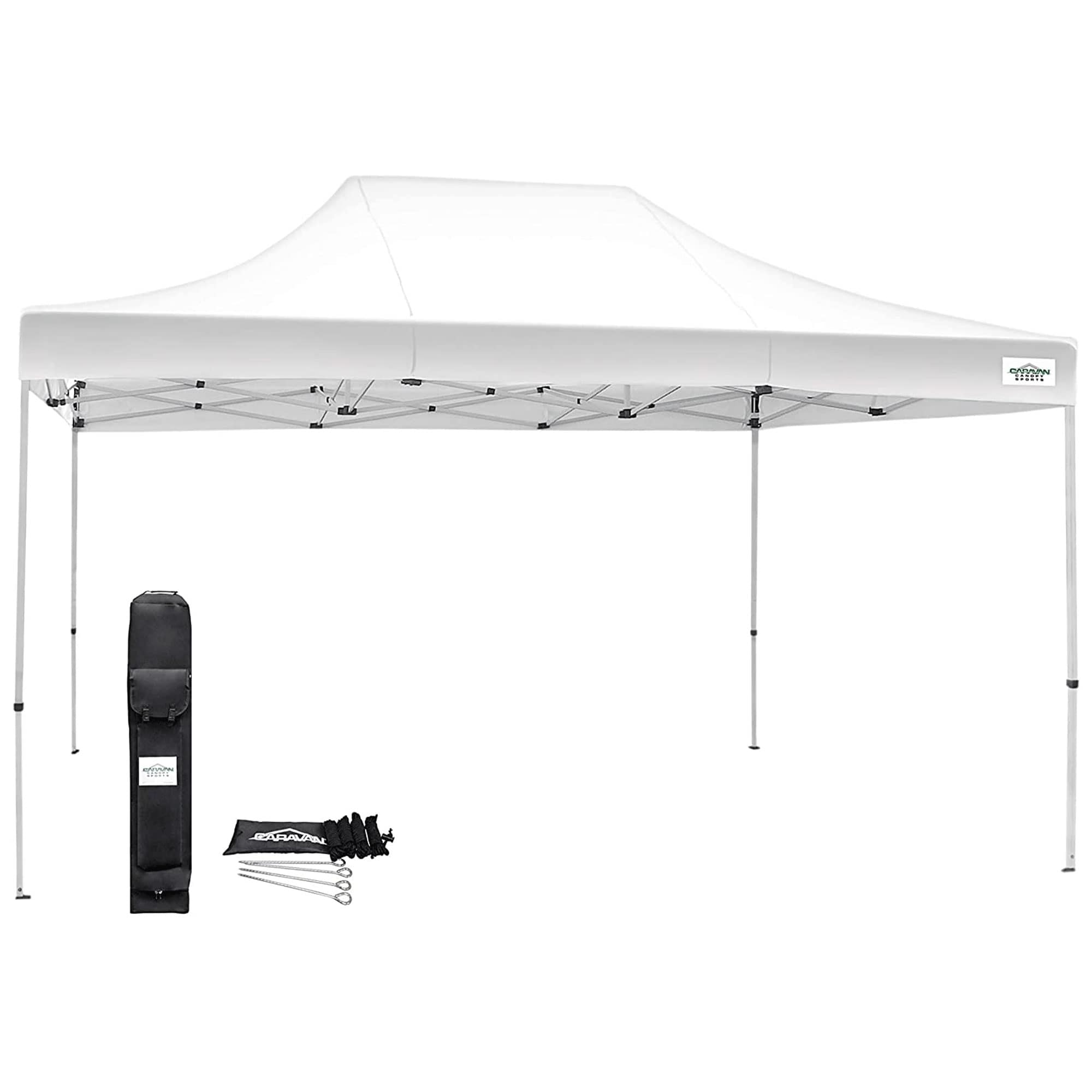 Caravan Canopy 213410 TitanShade 10 by 15 Foot Instant Steel Frame Canopy Kit  White