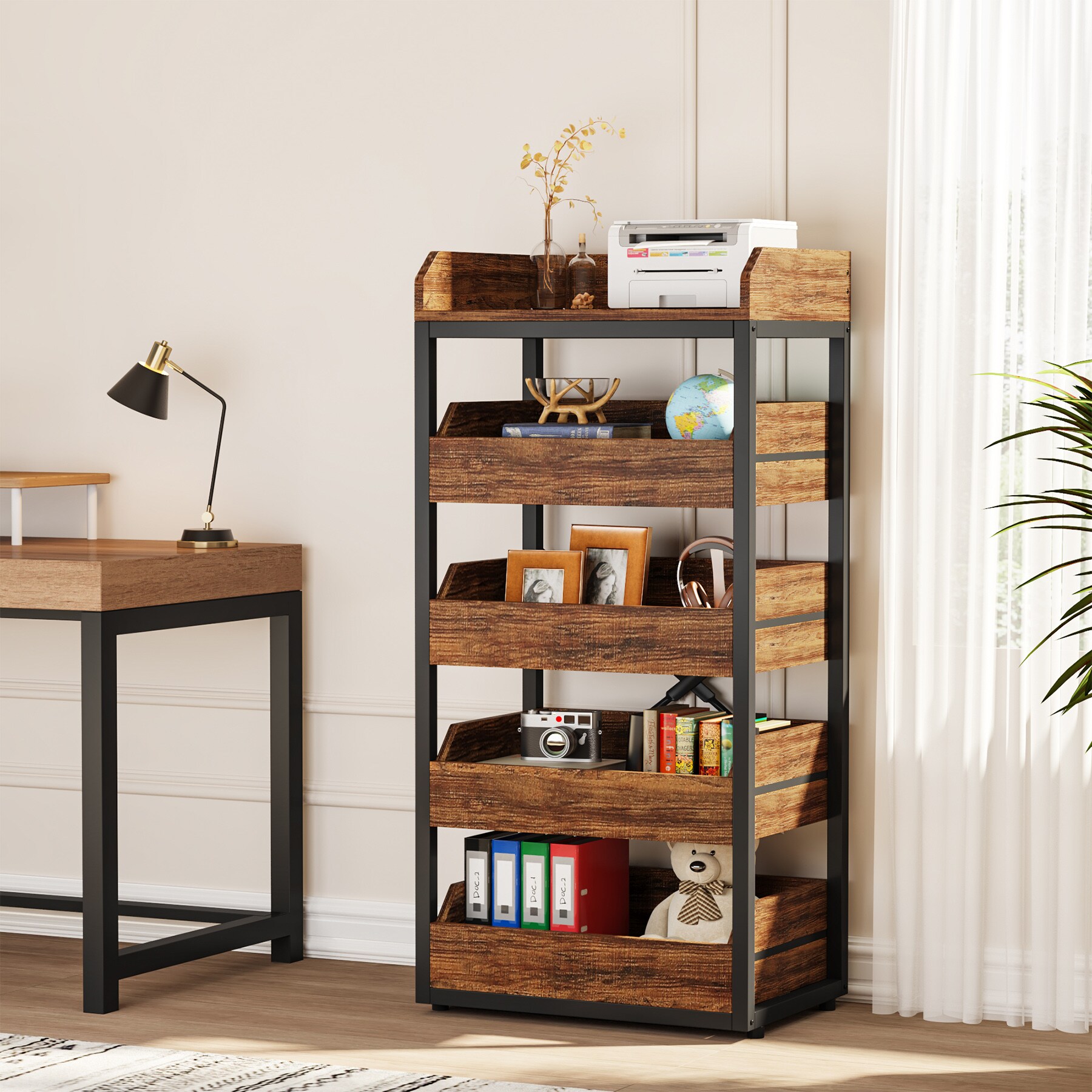 Tribesigns HOGA-JW0604 Free-Standing-Shelving - View #9