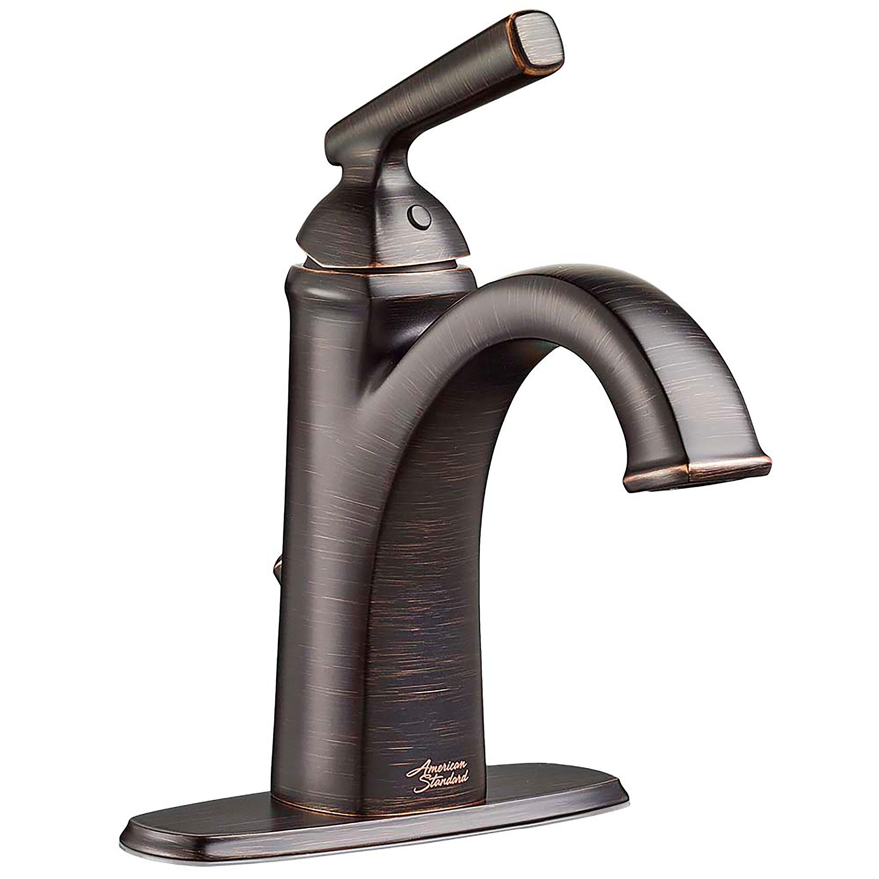 Legacy Bronze Single-Handle Bathroom Faucet with Drain Assembly
