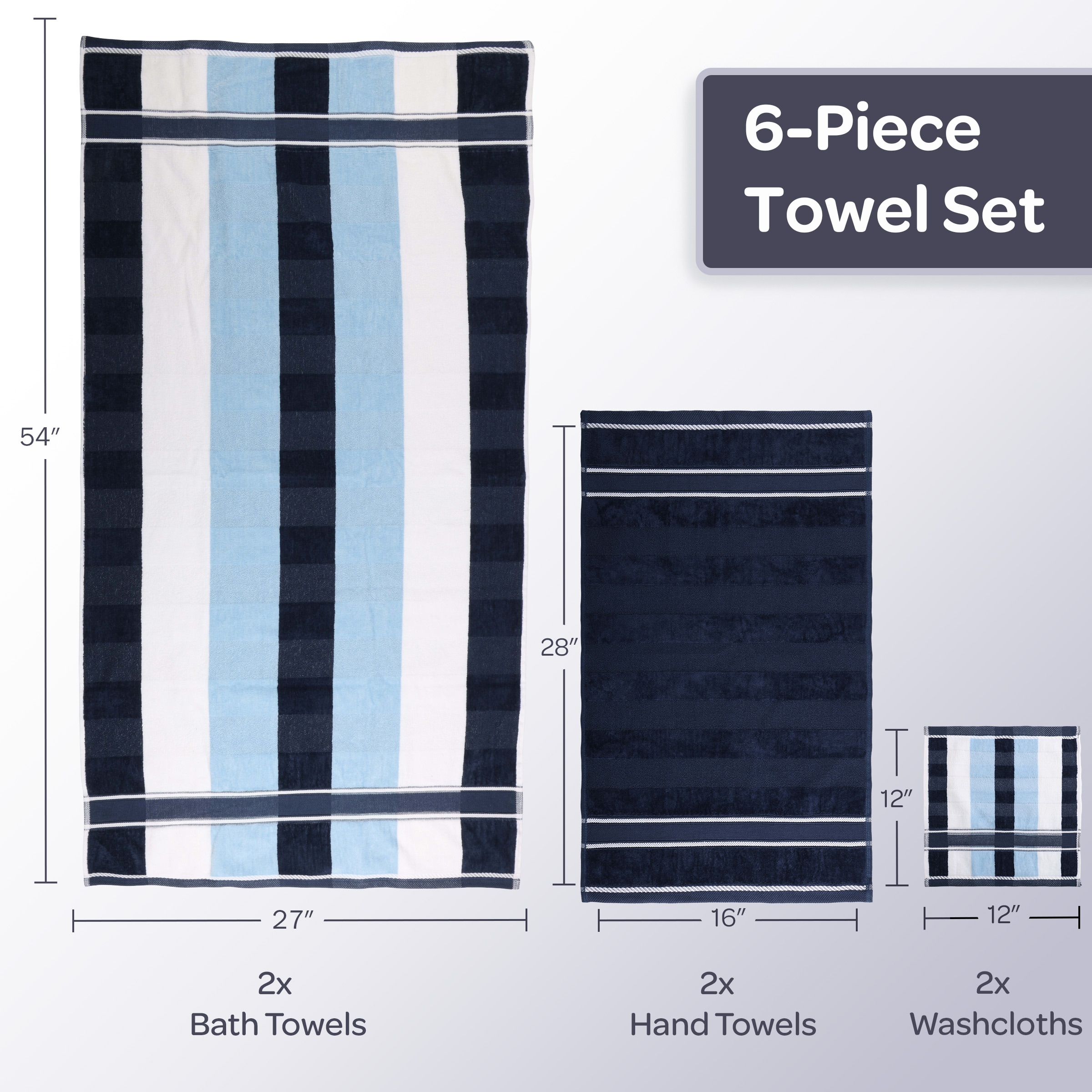 Hastings Home 544636OUP Bath-Towels - View #6