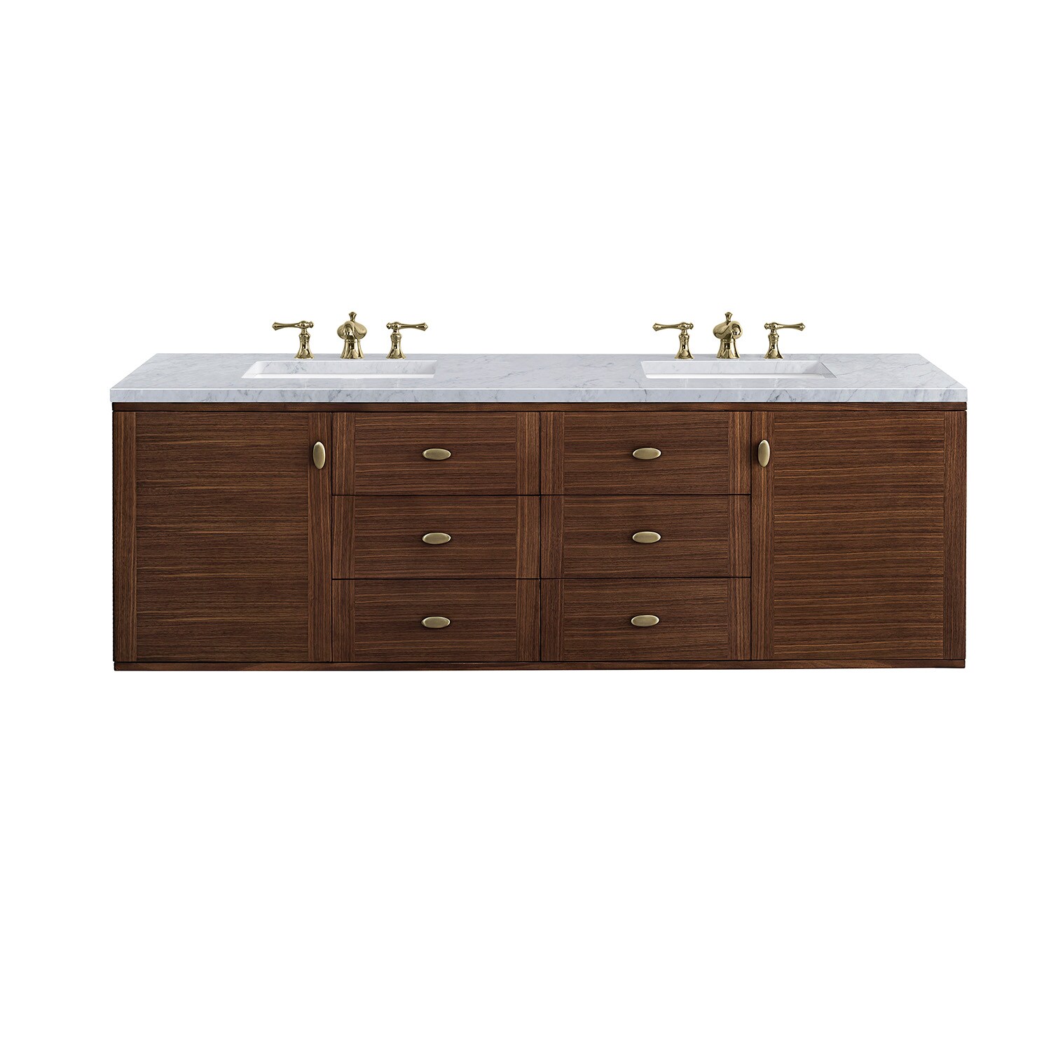 James Martin Vanities 670-V72-WLT-3CAR Bath-Vanity-Combo - View #2