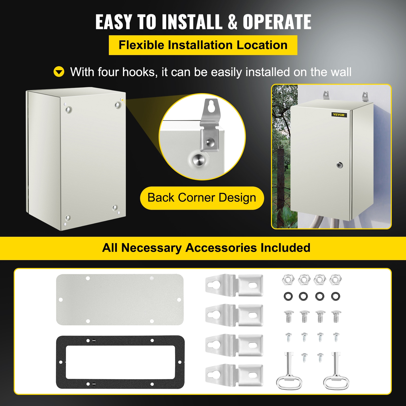 VEVOR DQXJSTCFS50X30X25V0 Electrical-Box - View #7