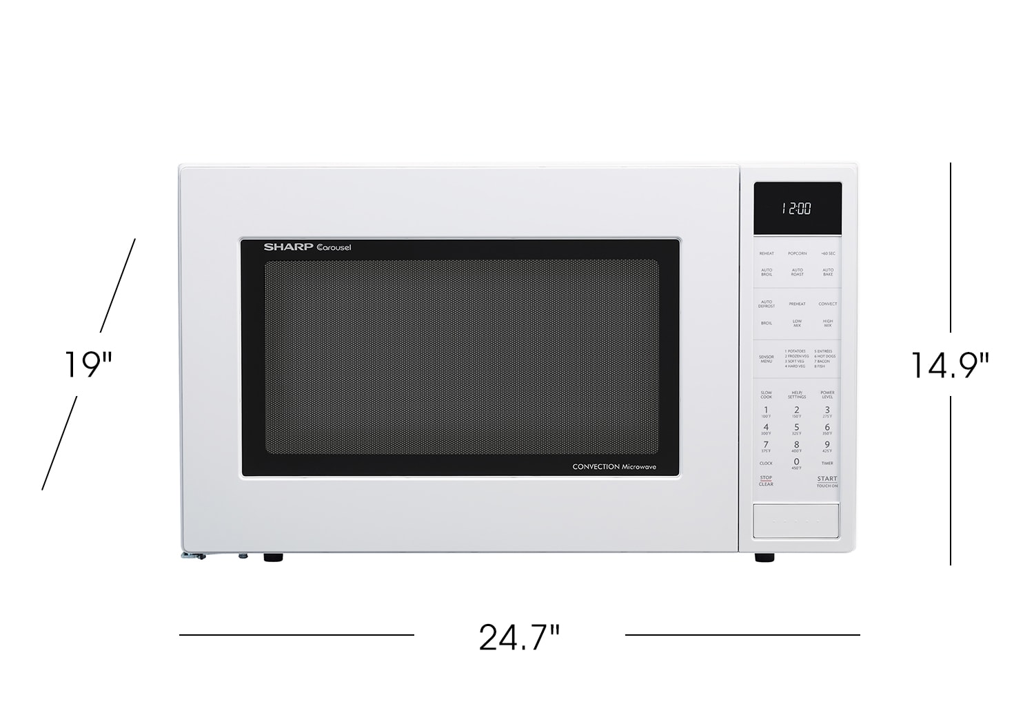 Sharp White Countertop Microwaves at Lowes.com