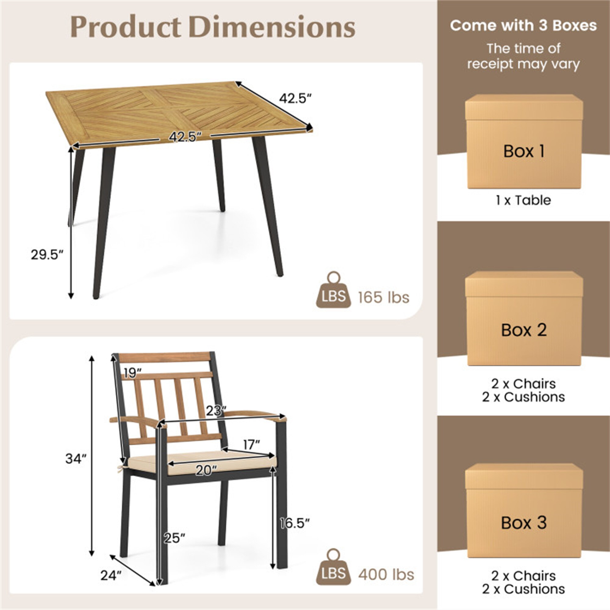 BABOOM BOM-216AAE-OR Patio-Dining-Sets - View #5