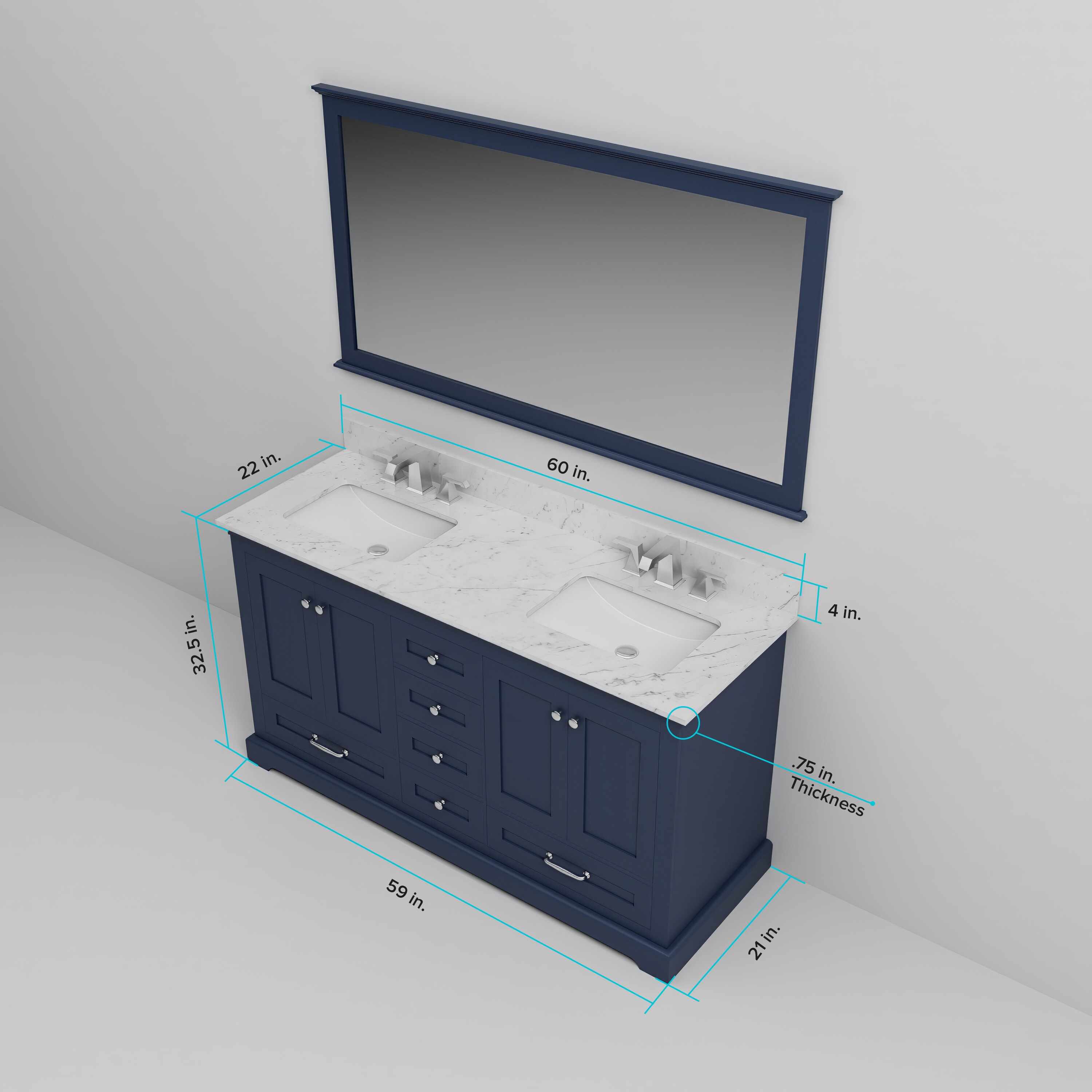 Lexora LD342260DE00000 vanities - View #10