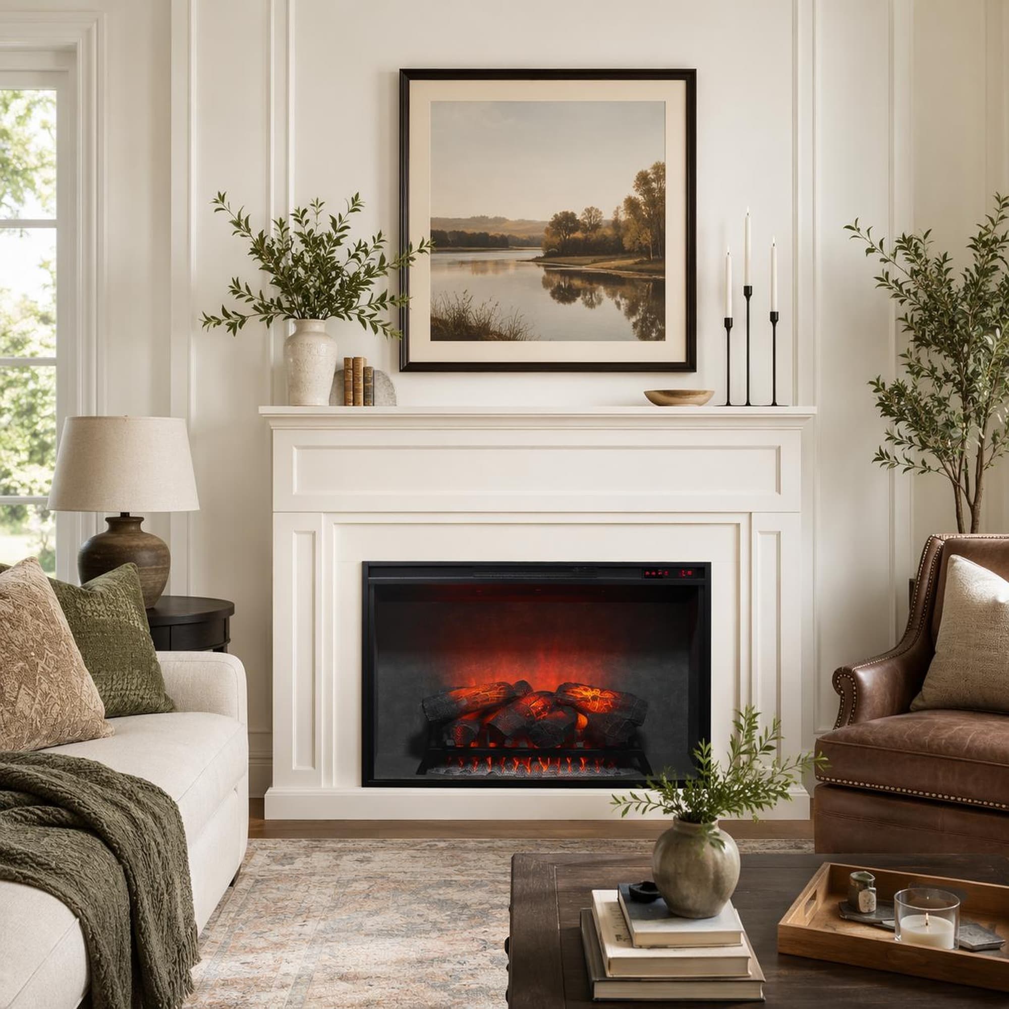 TEINIE HJJ-W1769P458335 Electric-Fireplaces - View #3