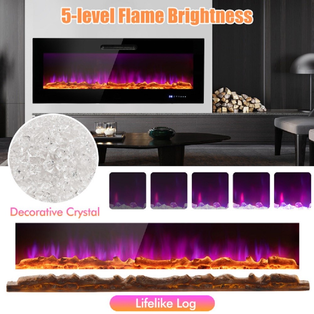 Forclover ALHY-FP31BK Electric-Fireplaces - View #4