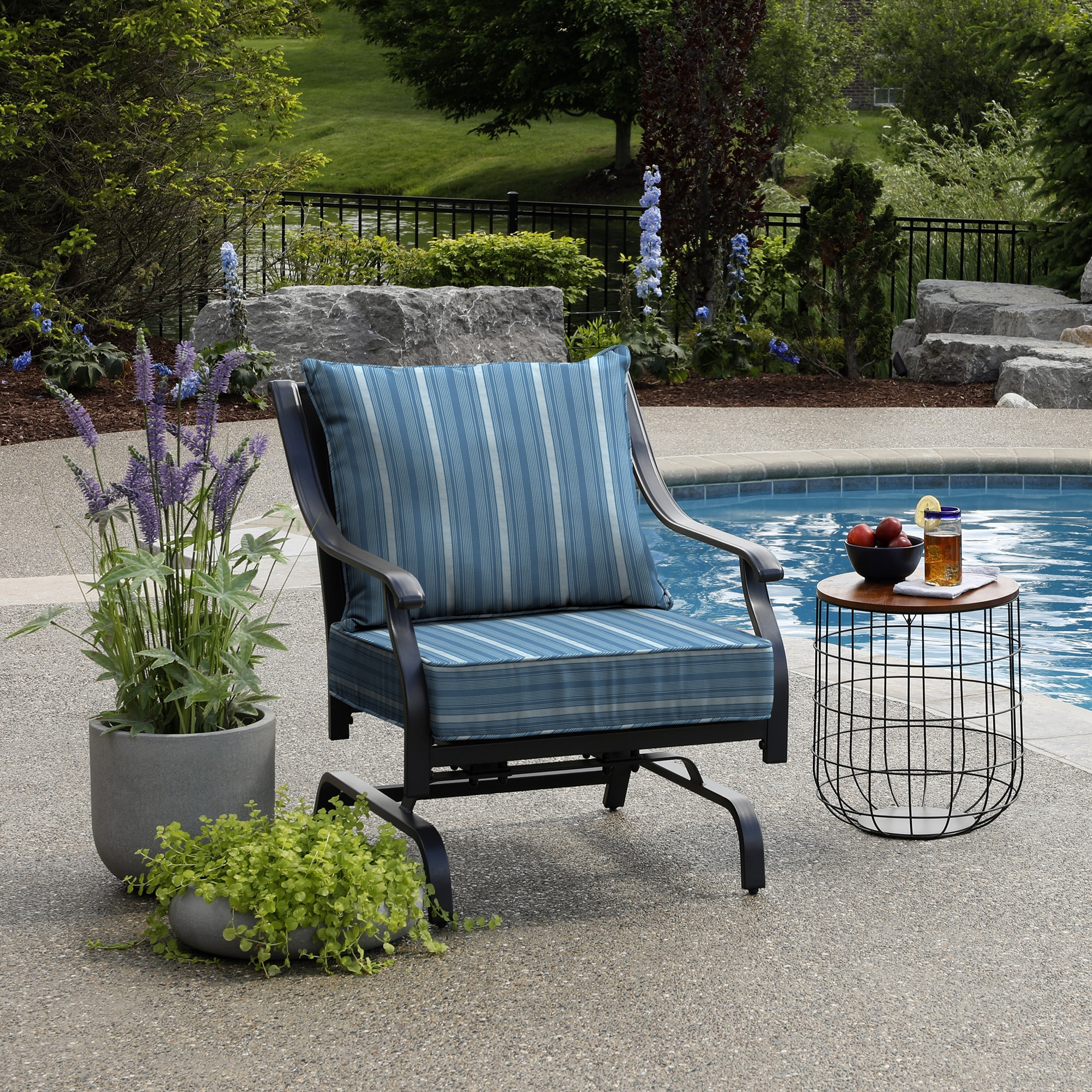 allen + roth FQ02098B-D9C2 Patio-Furniture-Cushions - View #5