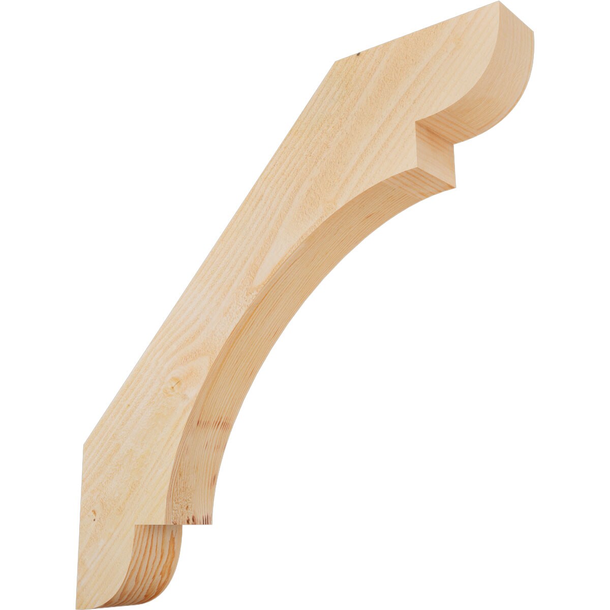 Ekena Millwork BRC04X30X30OLY00RDF 4-in x 30-in x 30-in Douglas Fir Wood Olympic rough sawn