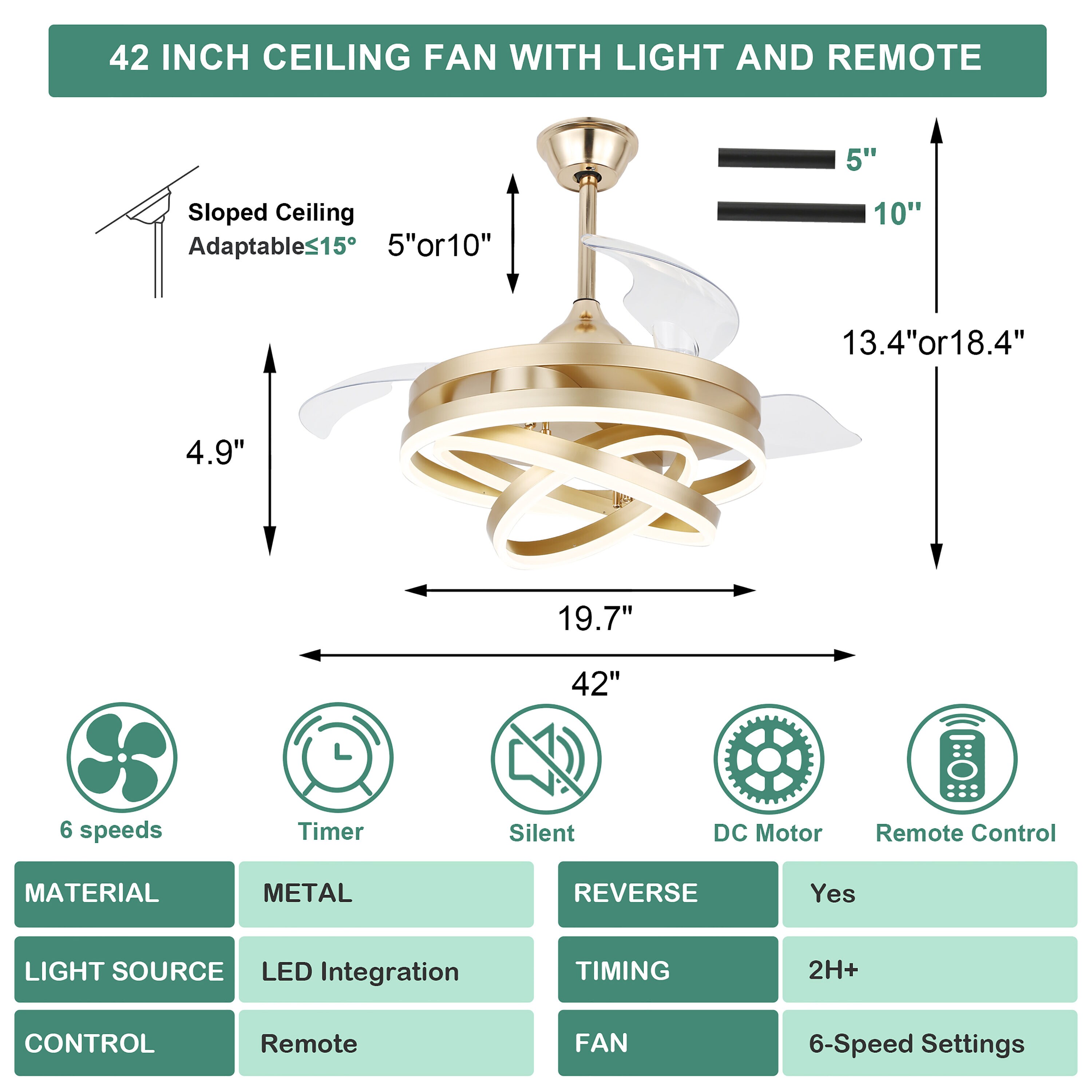 Cusp Barn DC4264-G Ceiling-Fans - View #10