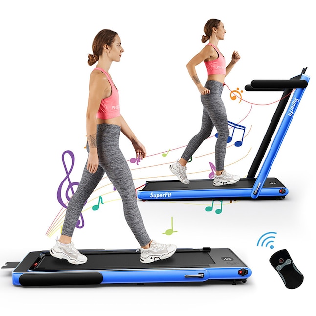 GZMR 2.25HP 2 in 1 Folding Treadmill with APP Speaker Remote