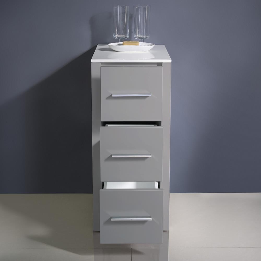 Fresca FST6212GR Linen-Cabinets - View #4