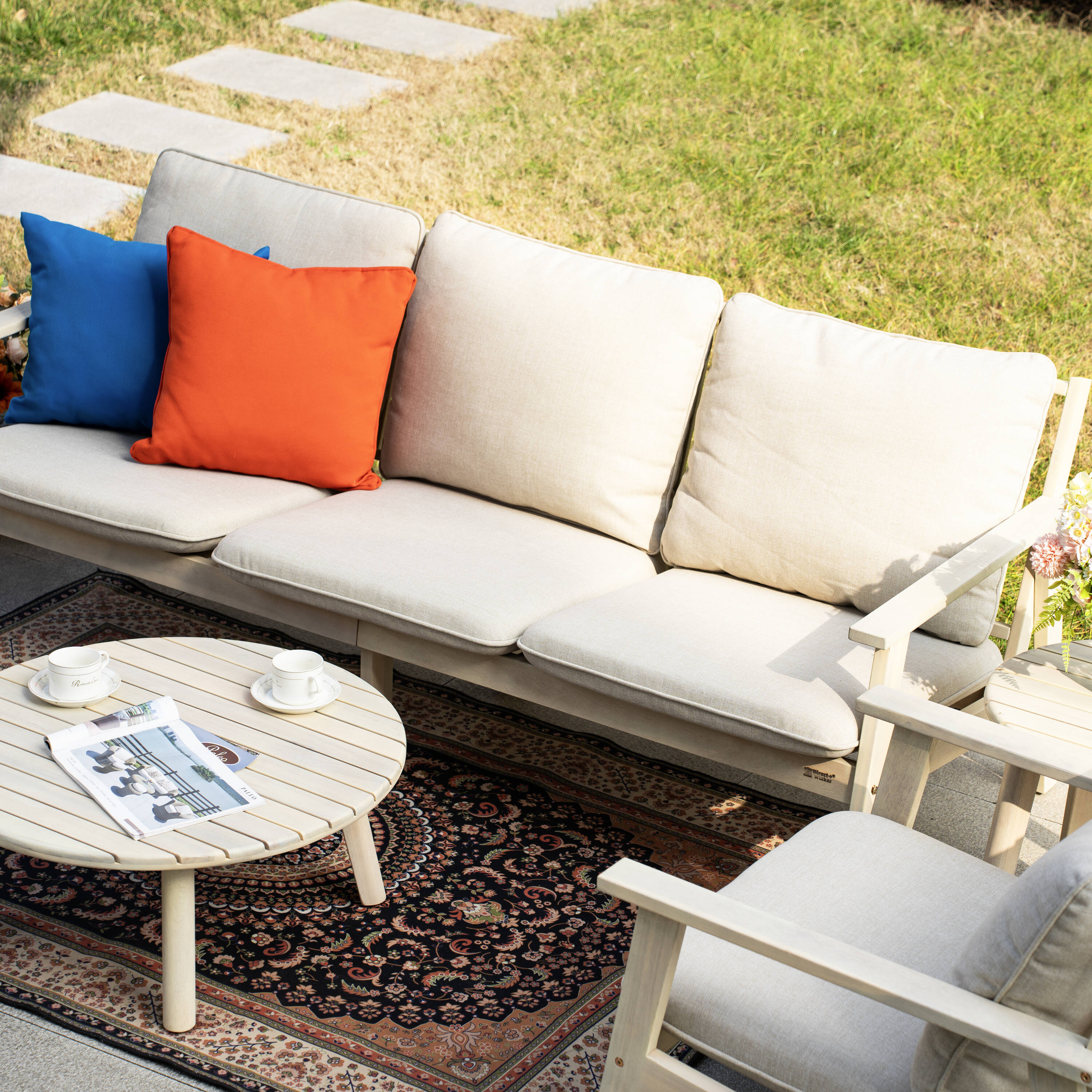 Direct Wicker DWS-25283S2STAST Patio-Conversation-Sets - View #7