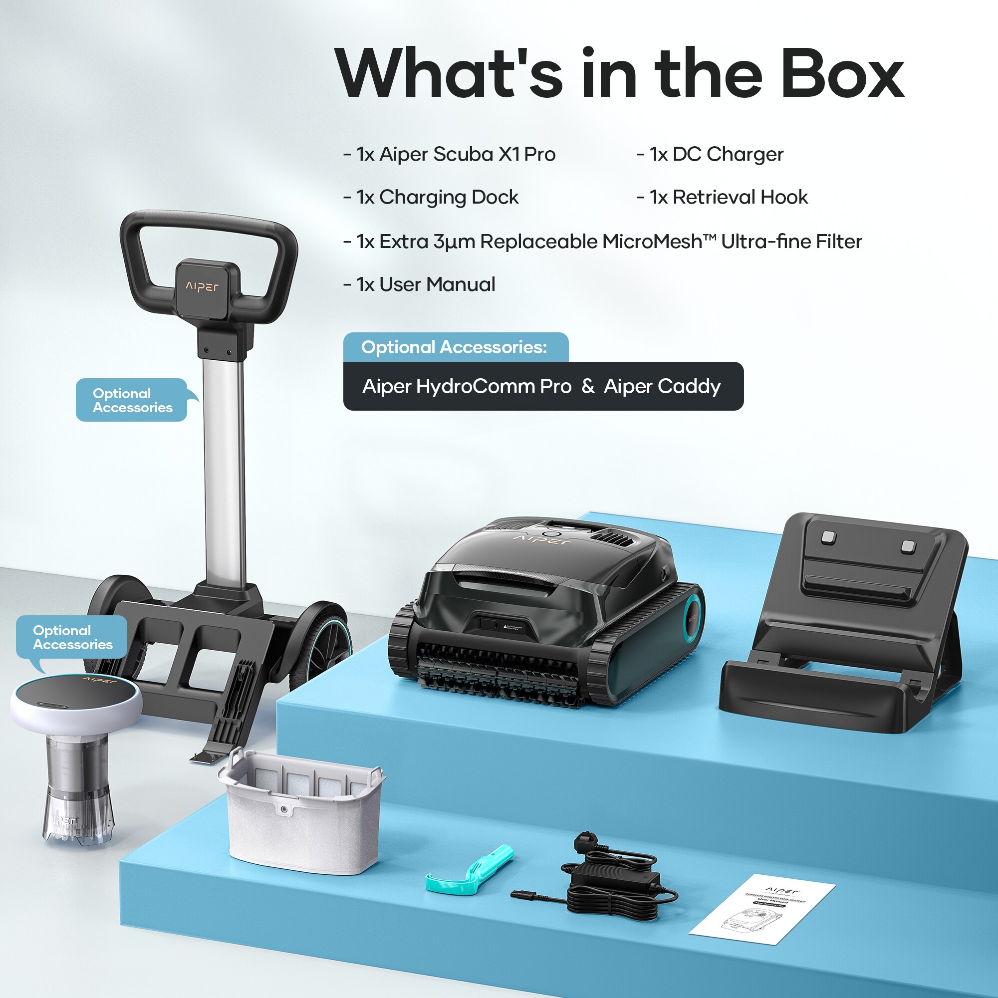 Aiper SCUBA X1 PRO Pool-Vacuums - View #12