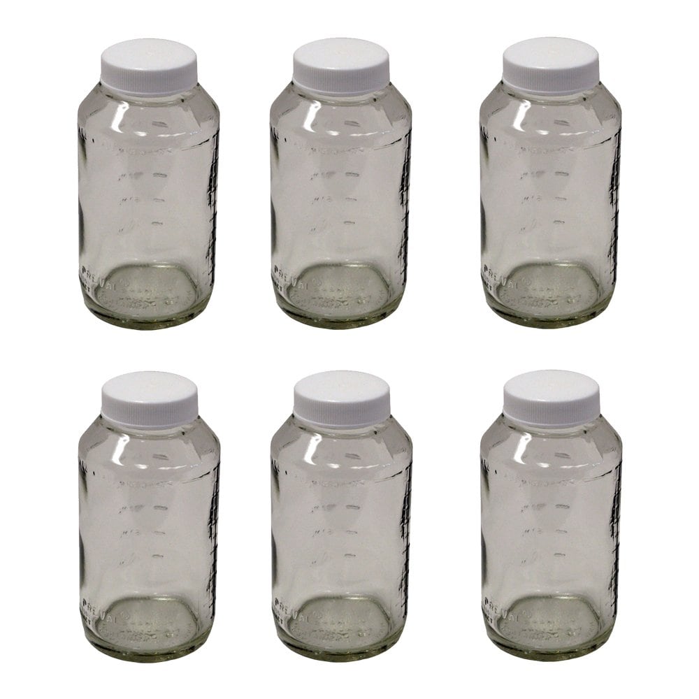 Preval 269 Glass Jar 6-Ounce (6 JARS) #269-6PK-1AD0