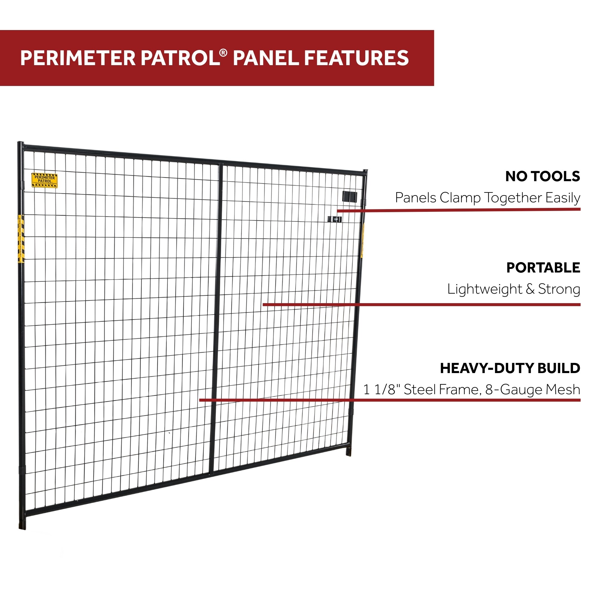 Perimeter Patrol RF 12805 Temporary-Fencing - View #8