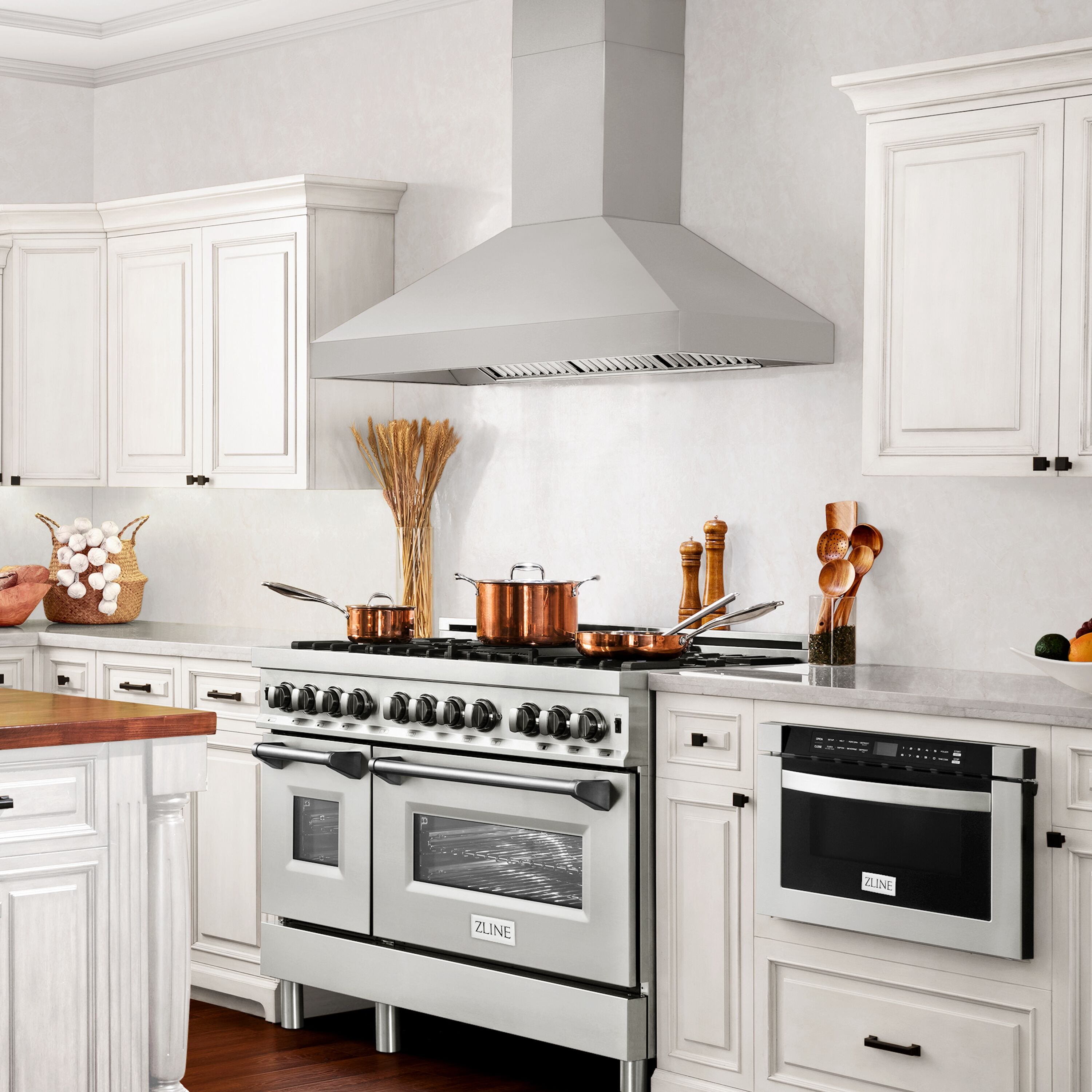 36-inch Stainless Steel Wall Mounted Convertible Range Hood