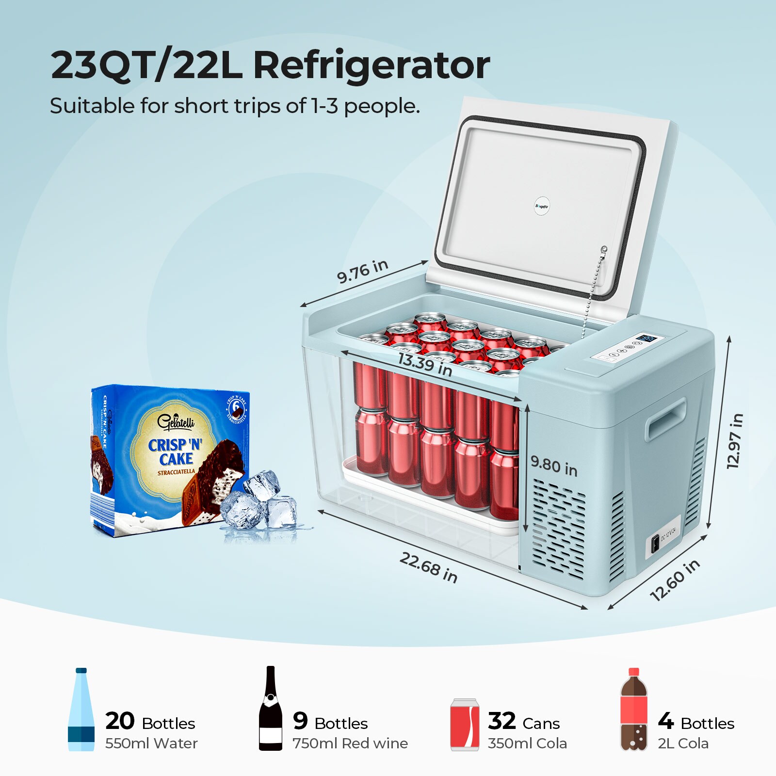 BougeRV LW02214 Portable-Coolers - View #3