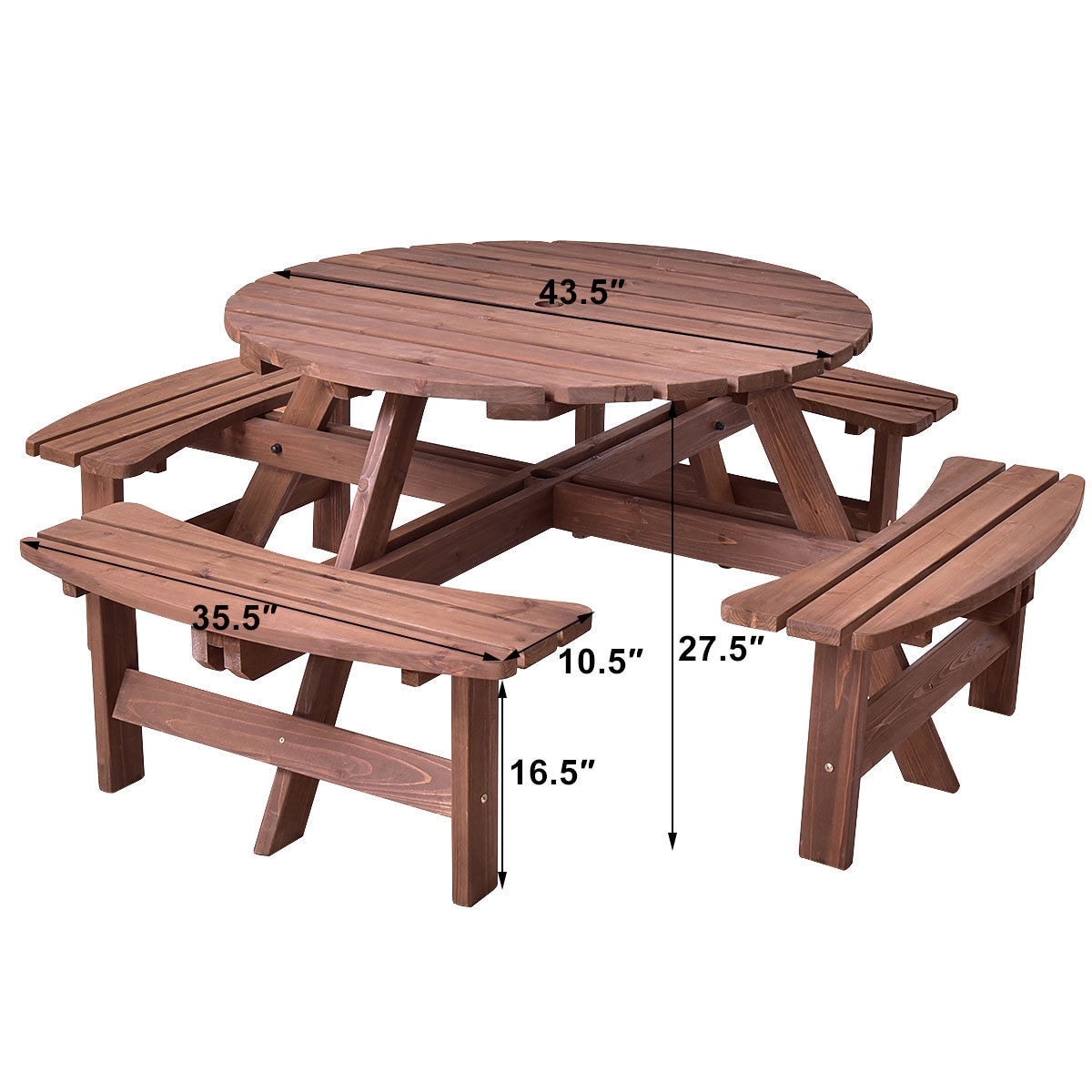 Forclover HYFC-5PS444 Patio-Dining-Sets - View #7