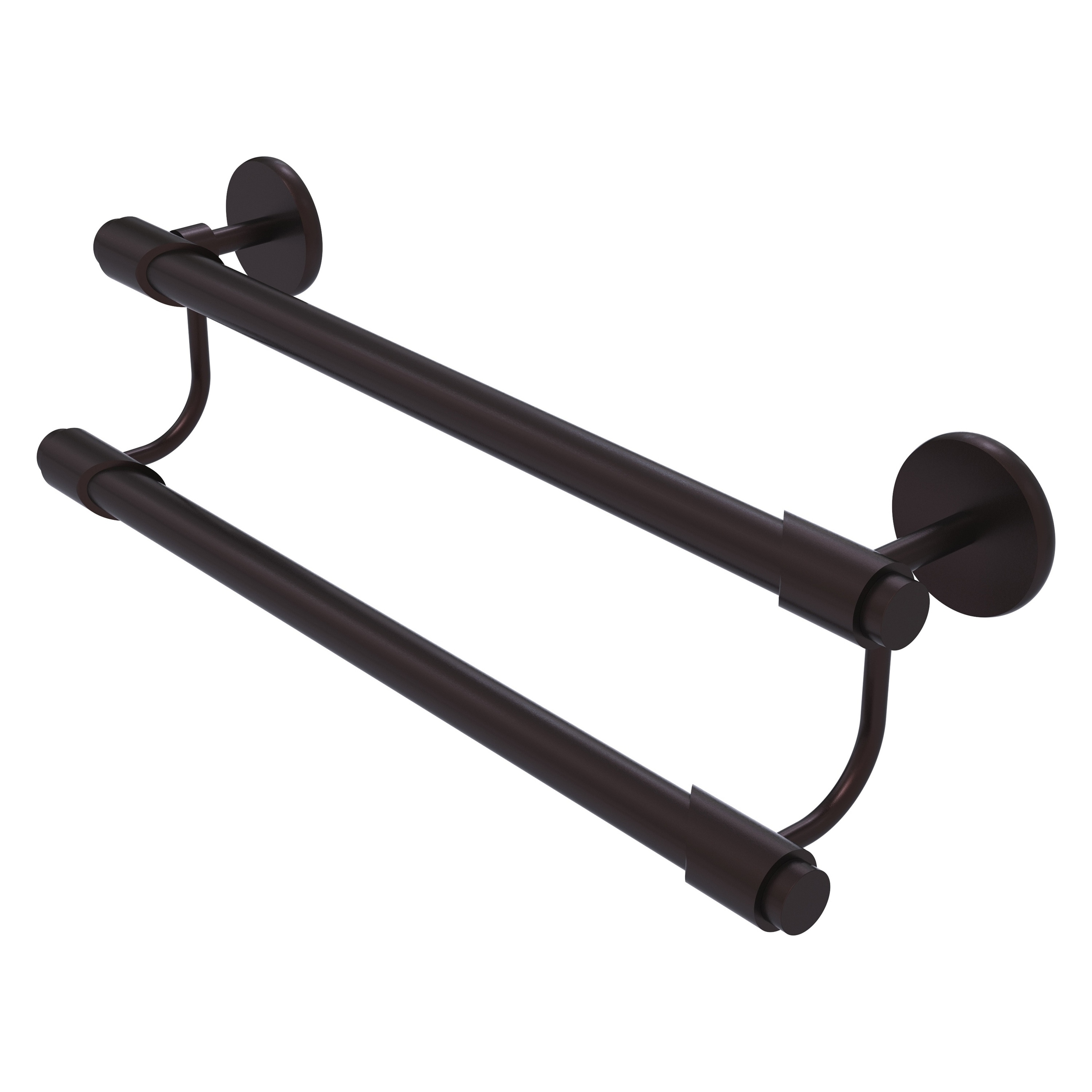 Allied Brass TR-72/18-ABZ Tribecca 18-in double Antique Bronze Wall mount Double Towel Bar