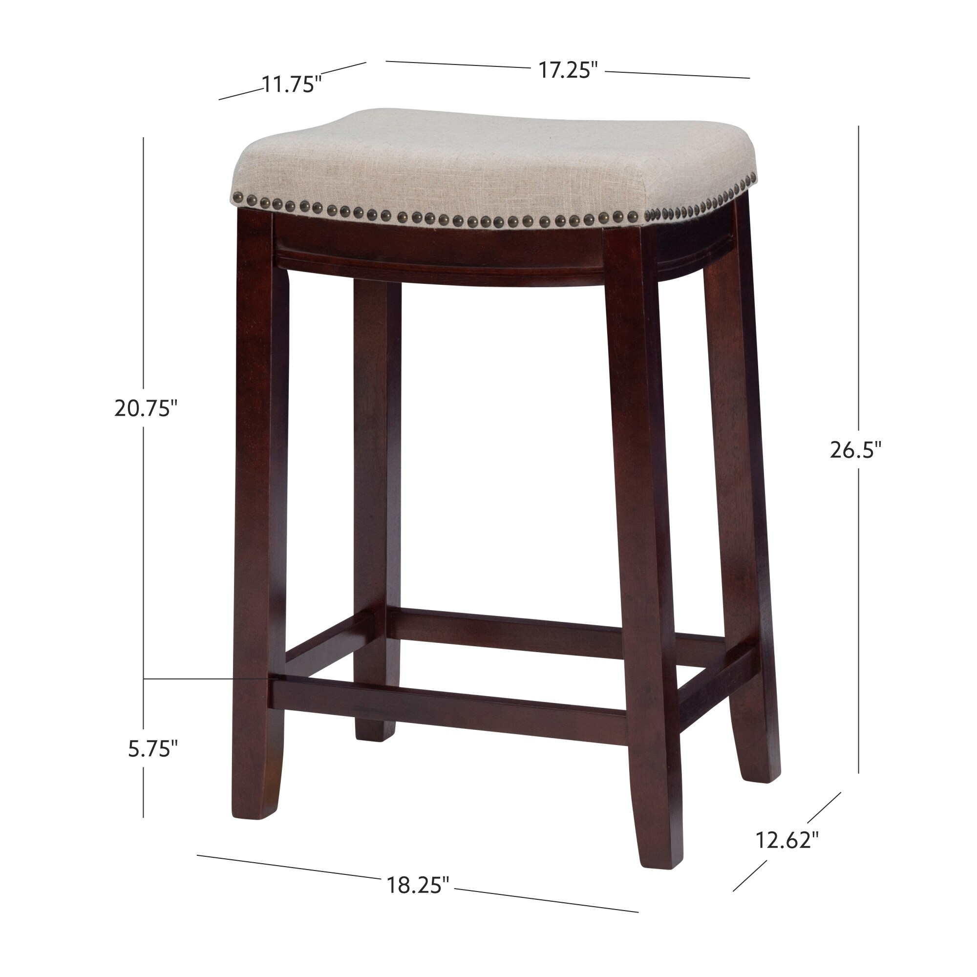 Linon 98325WAL-01-KD stools - View #5