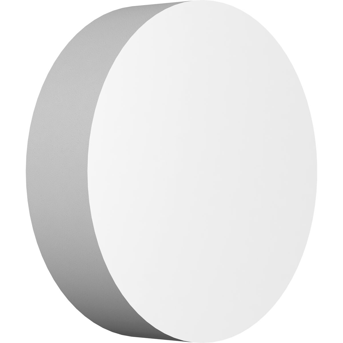Ekena Millwork ROSP030X030X075GRY00 Standard Grayson with Square Edge 3-in x 3-in Round Unfinished PVC Rosette
