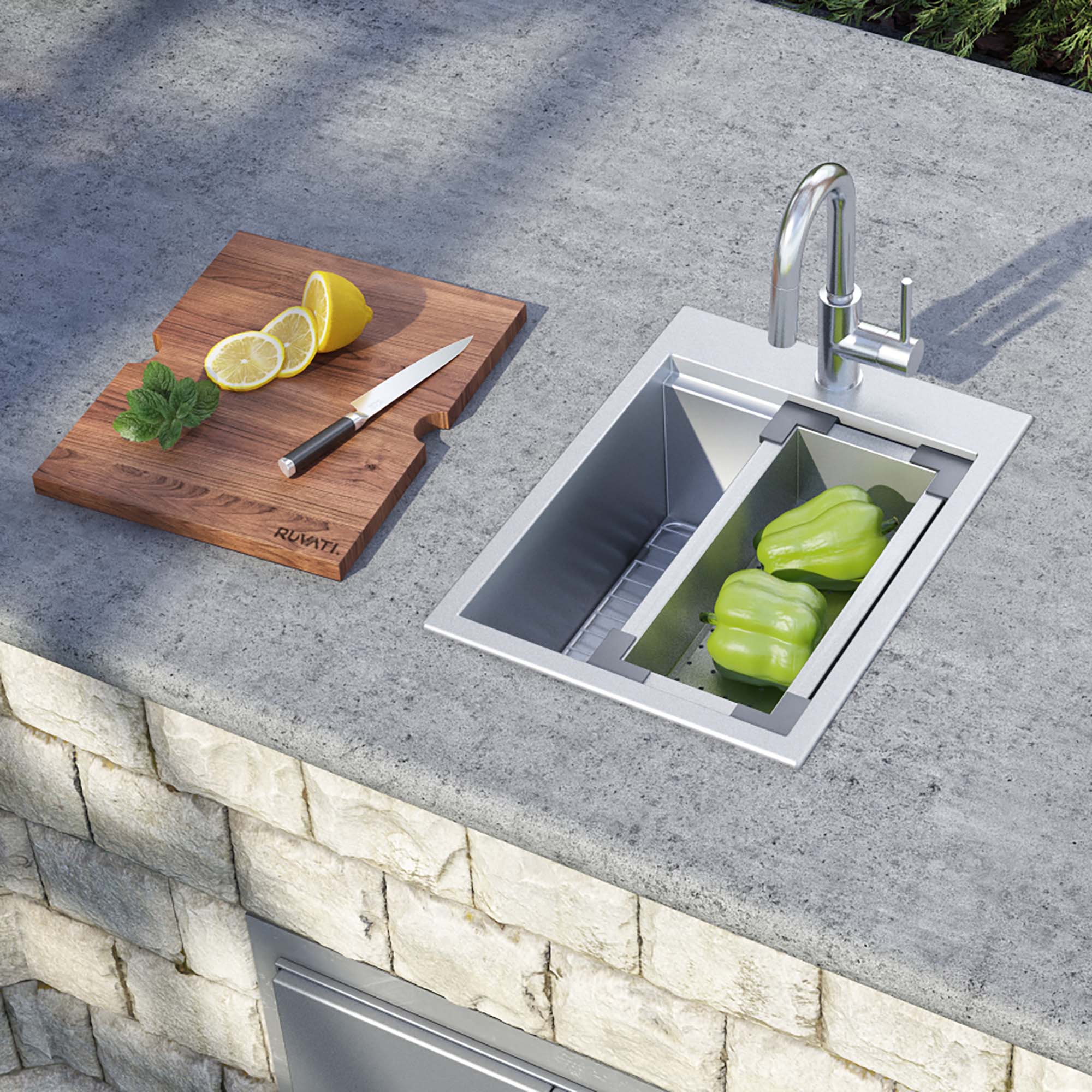 Ruvati RVH8218 Kitchen-Sinks - View #4