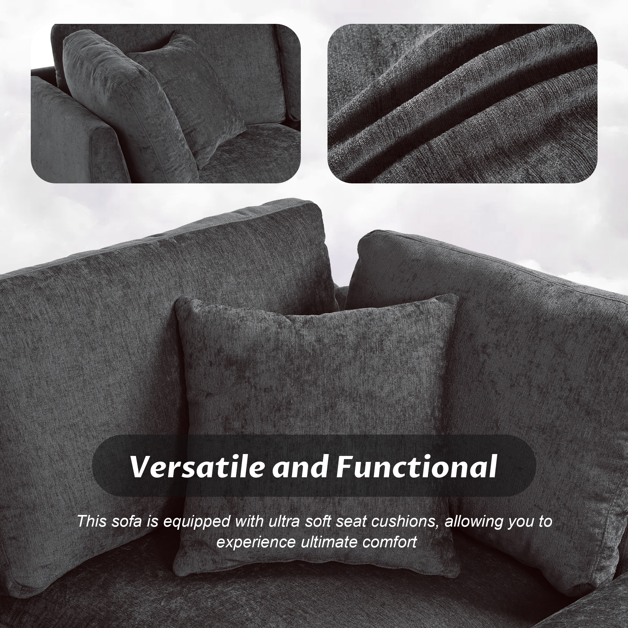 SINOFURN SYA020373GY Sofas-Loveseats - View #19