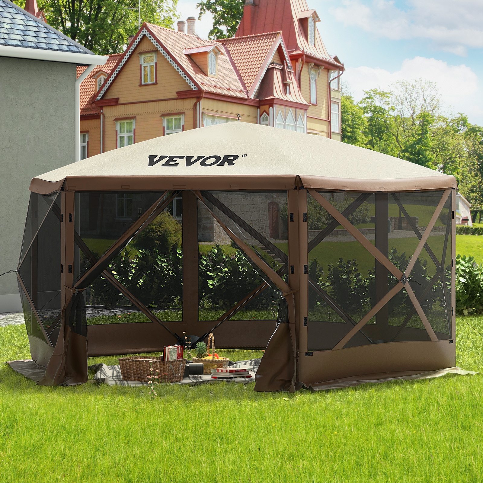 VEVOR MZY610FT10FT67P5KV0 Wood-Resin-Gazebos - View #2