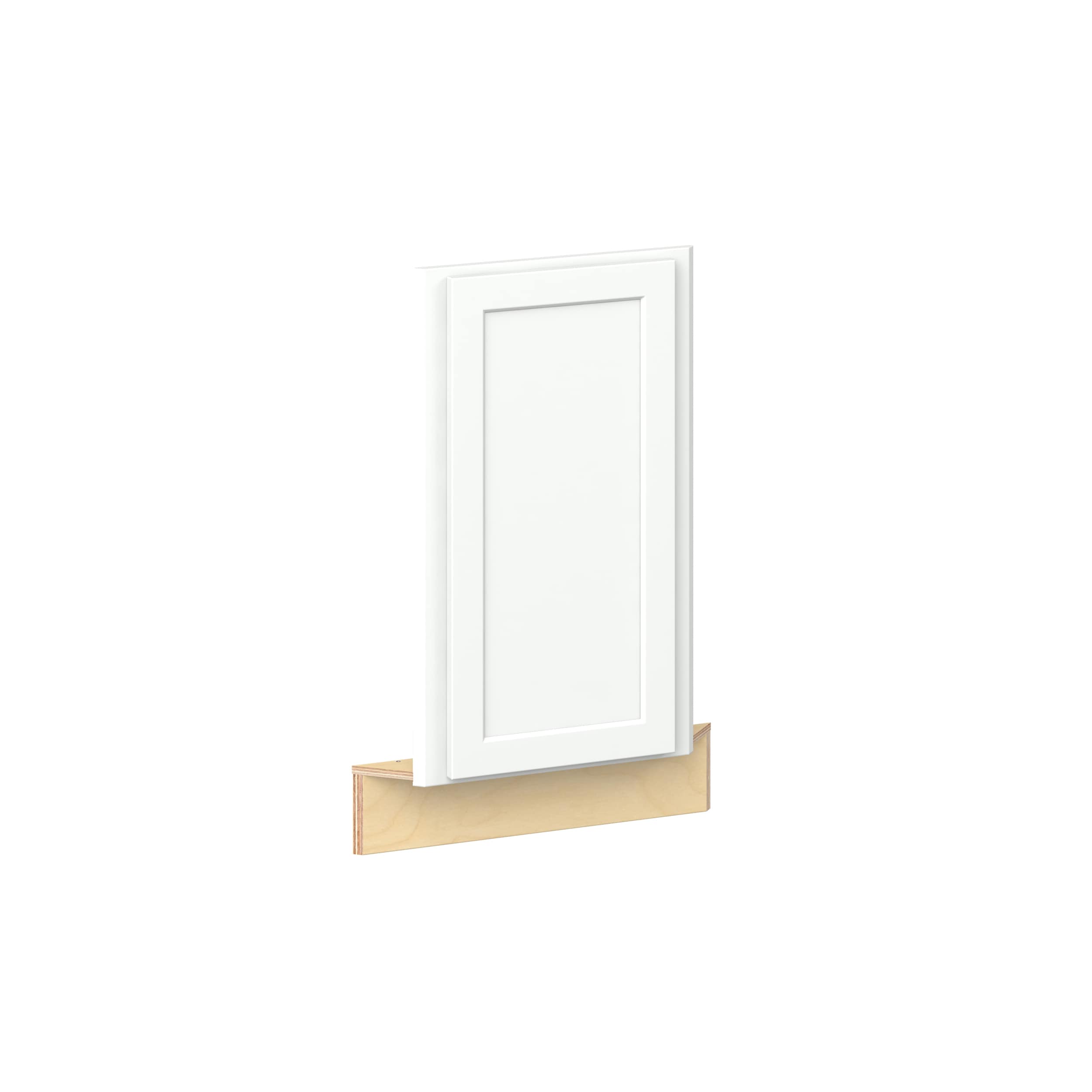 RELIABILT - Parkstone II 23.25-in W x 34.5-in H x 4.5-in D Brilliant White Painted Sink Base Full...