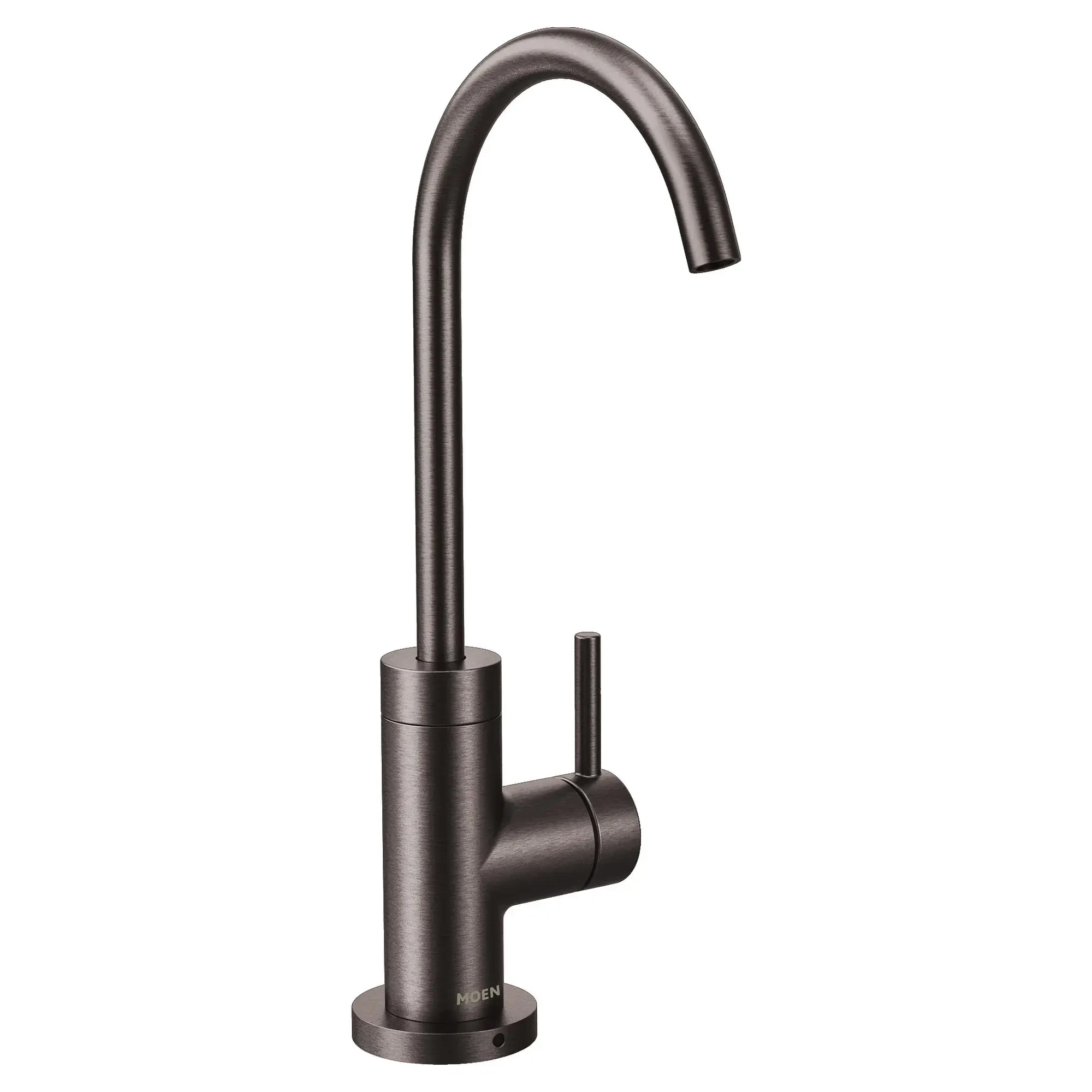 Moen Sip Modern Black Stainless One-Handle High Arc Beverage Faucet