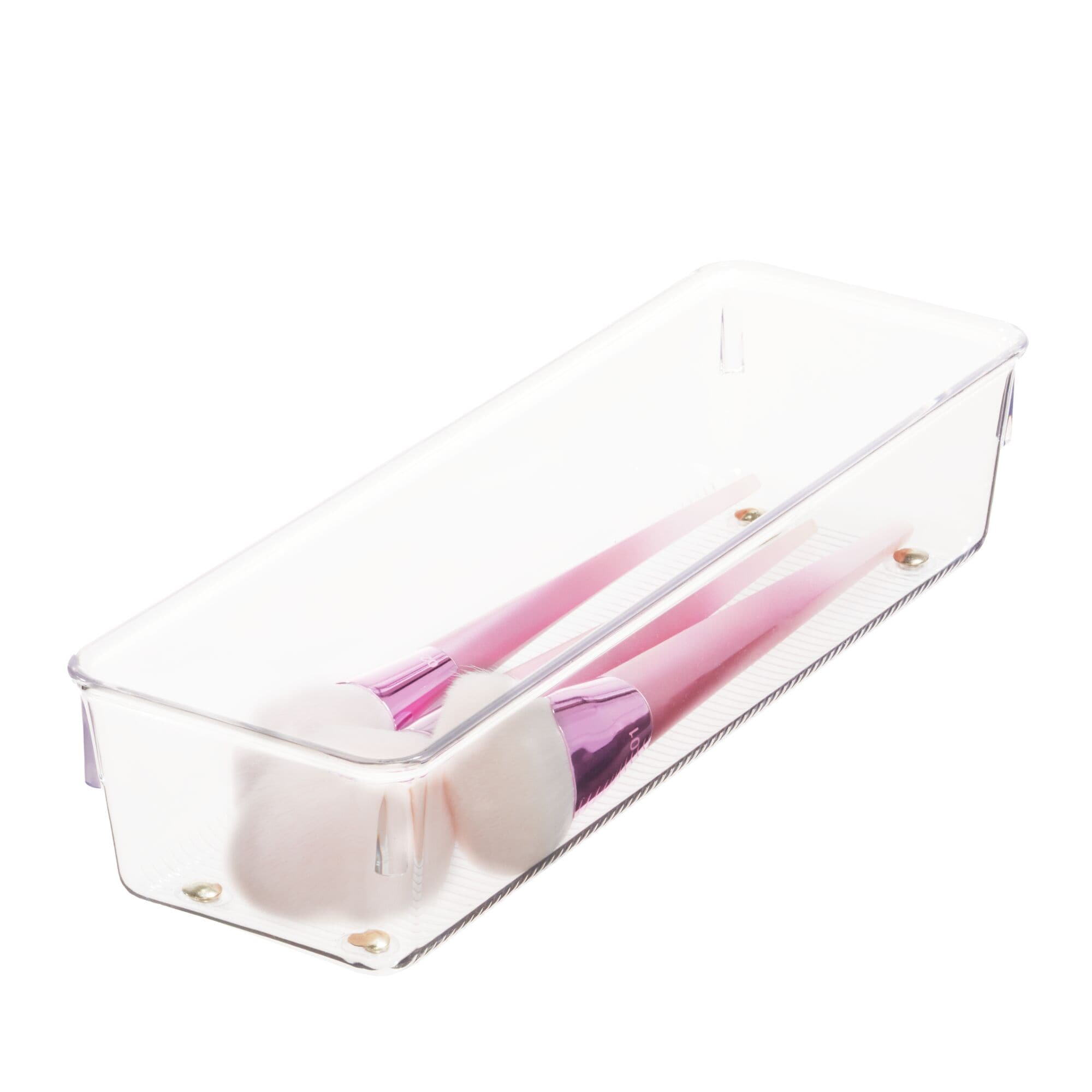 iDesign Linus 4 In. W. x 12 In. L. x 3 In. D. Clear Drawer Organizer Tray -  Kellogg Supply