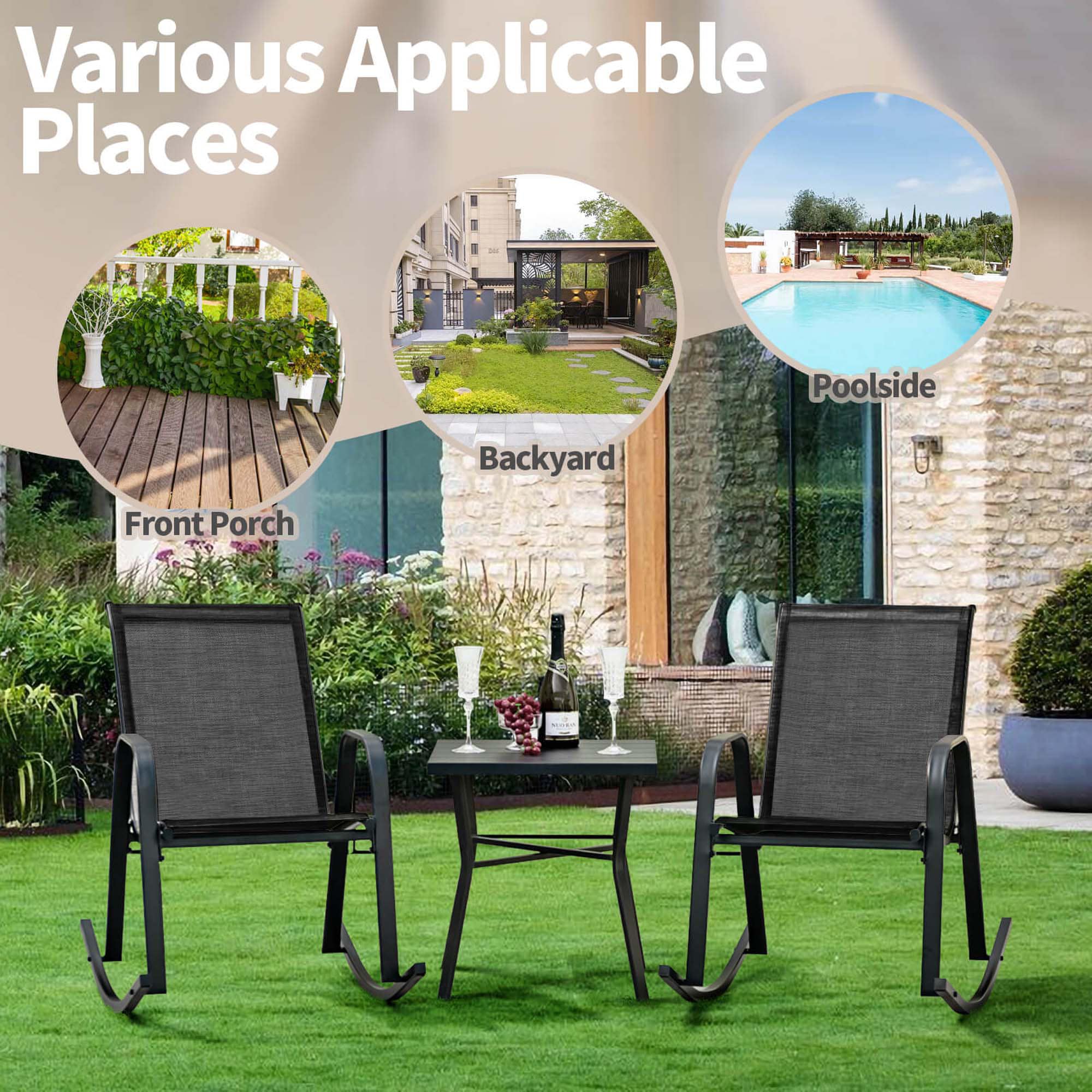 Costway HCST02154 Patio-Chairs - View #6