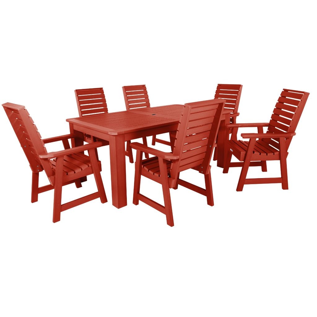 highwood AD-ST7WL1CO4AA-RED Patio-Dining-Sets - View #2