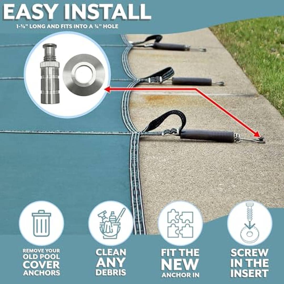 Poolzilla SS-ANCHOR-1PK Pool-Covers - View #4