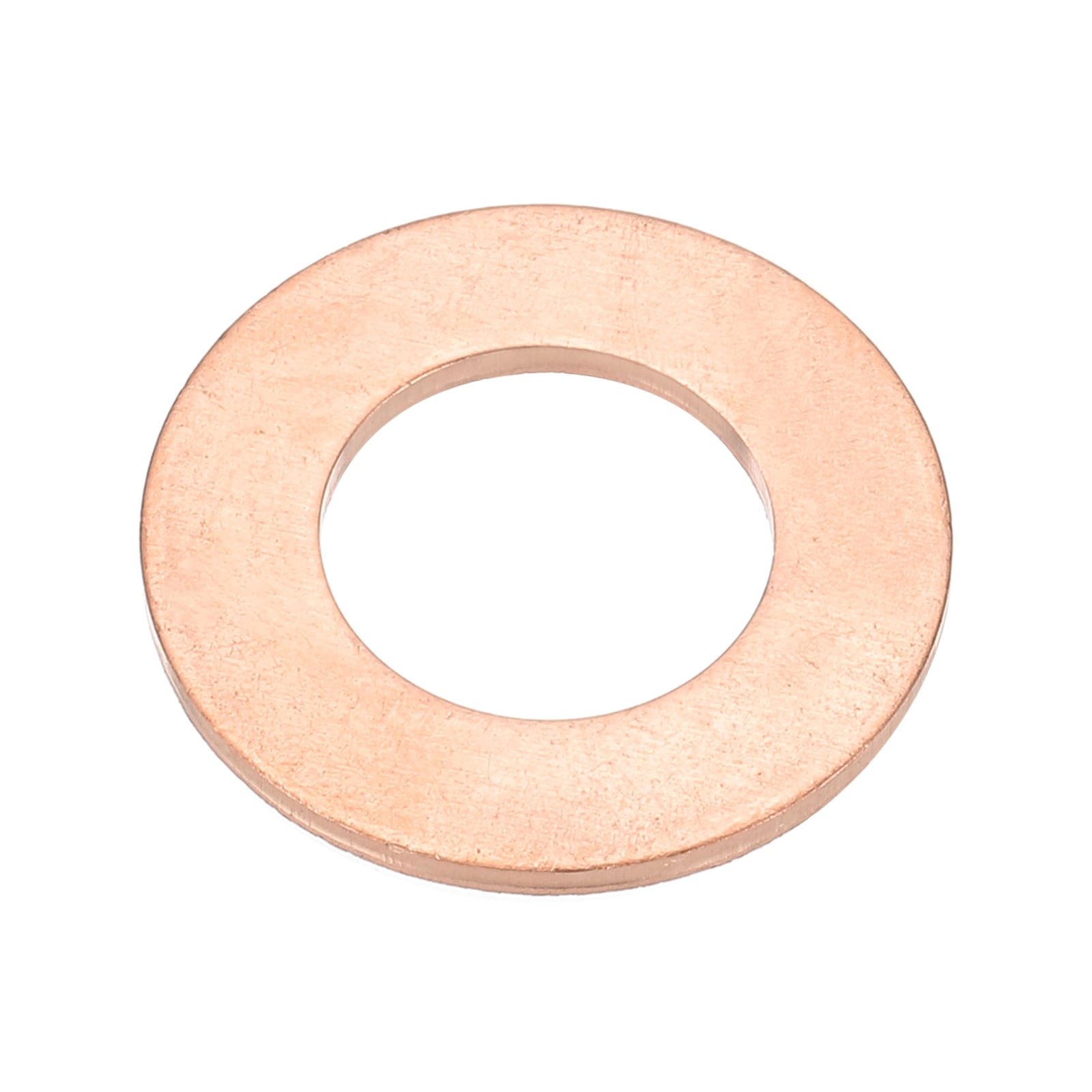 PATIKIL M12x22x1.5mm Flat Washers 12pcs Copper Automotive Drain Plug Gaskets Flat Ring Oil Crush Washer Spacers for Faucets Garden Bolts Screws Hose Purple