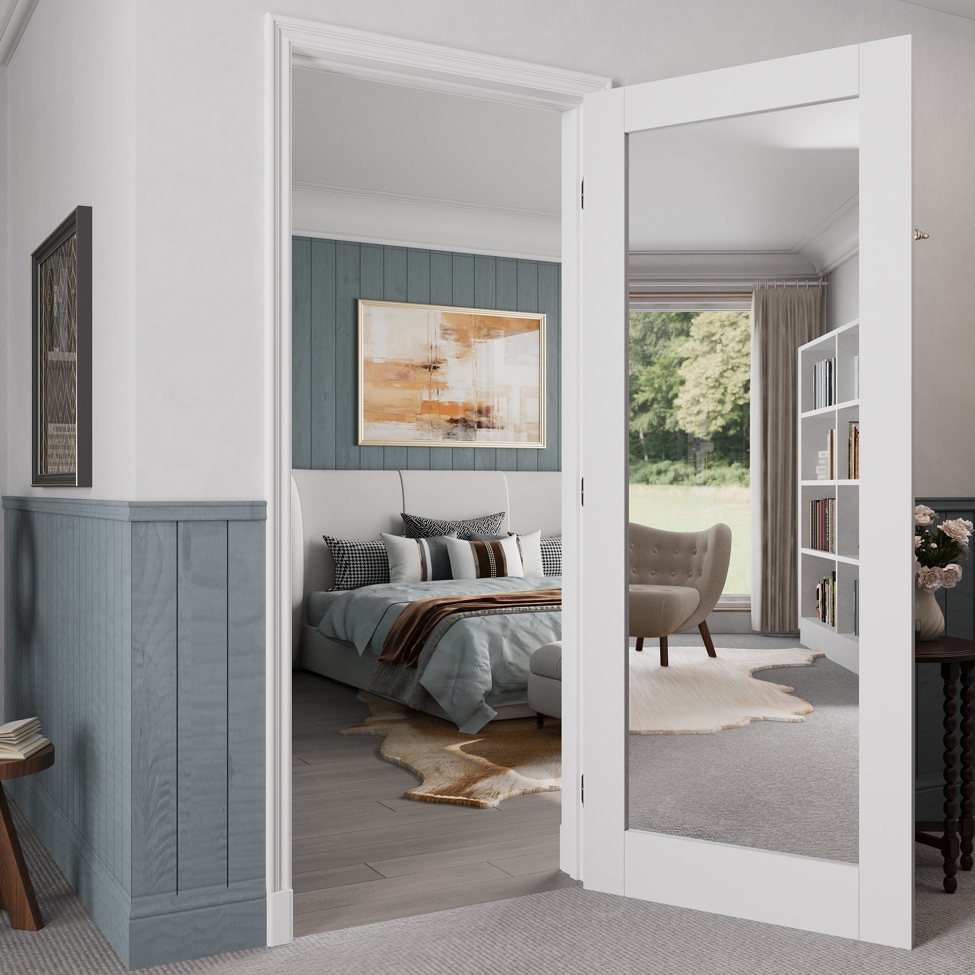 JUJUBON IN-PREPR-FM-YGMR-30L Pre-Hung-Doors - View #9