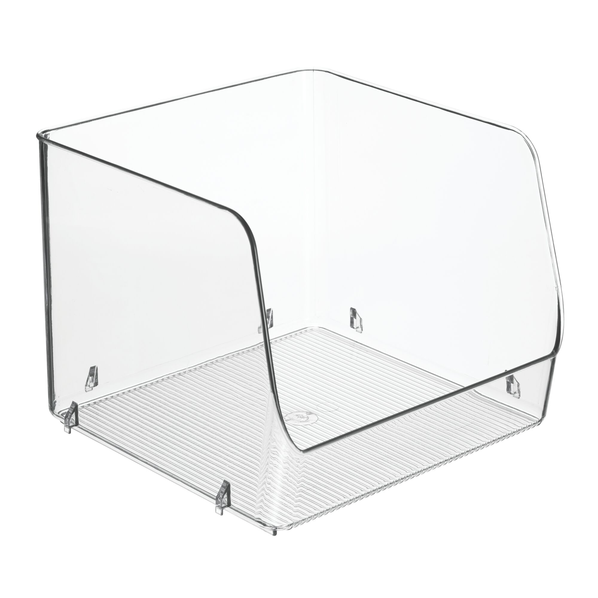 Style Selections 14-in W x 6-in H x 11-in D Clear Plastic