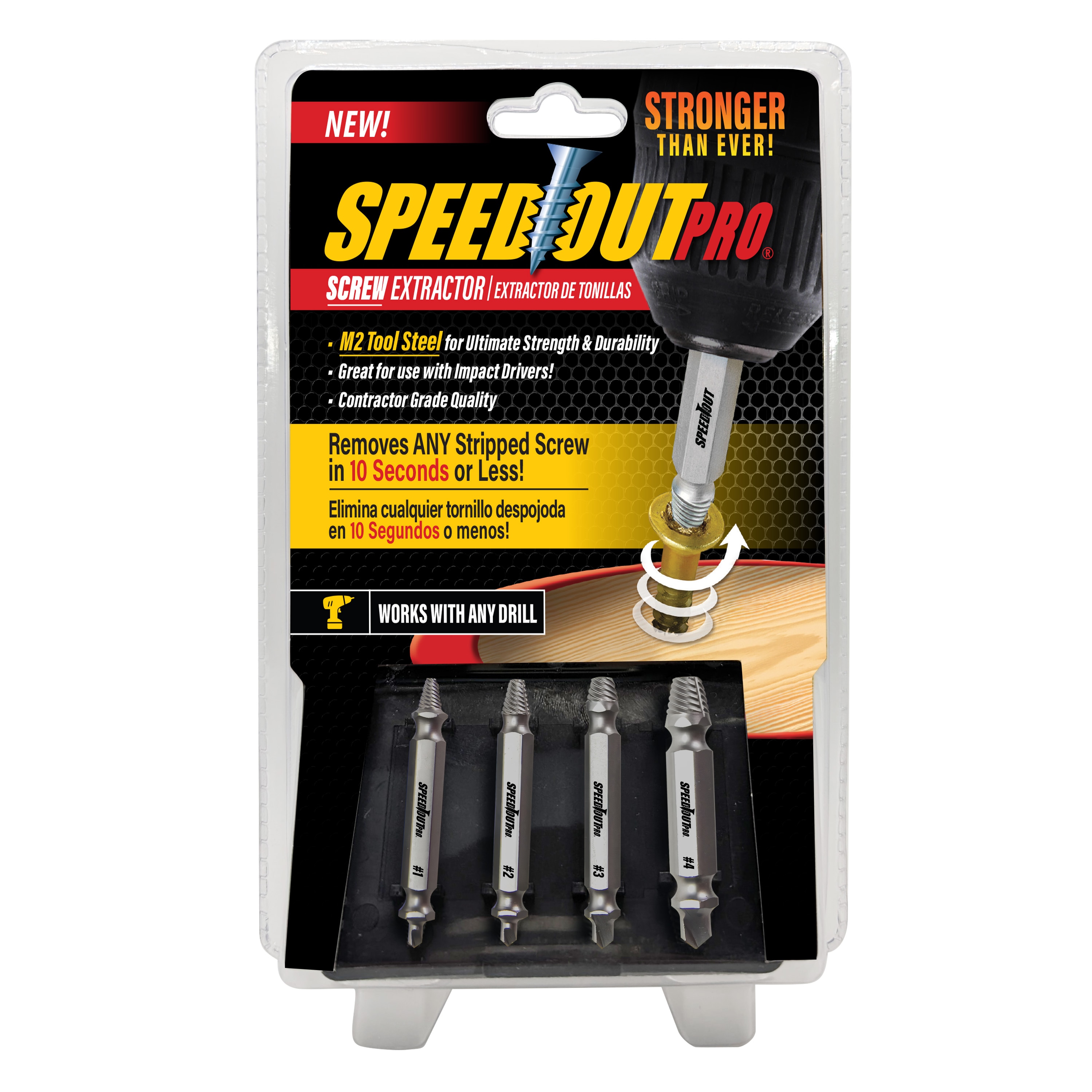SpeedOut VMG48 Metal Double-ended Set Screw Extractor