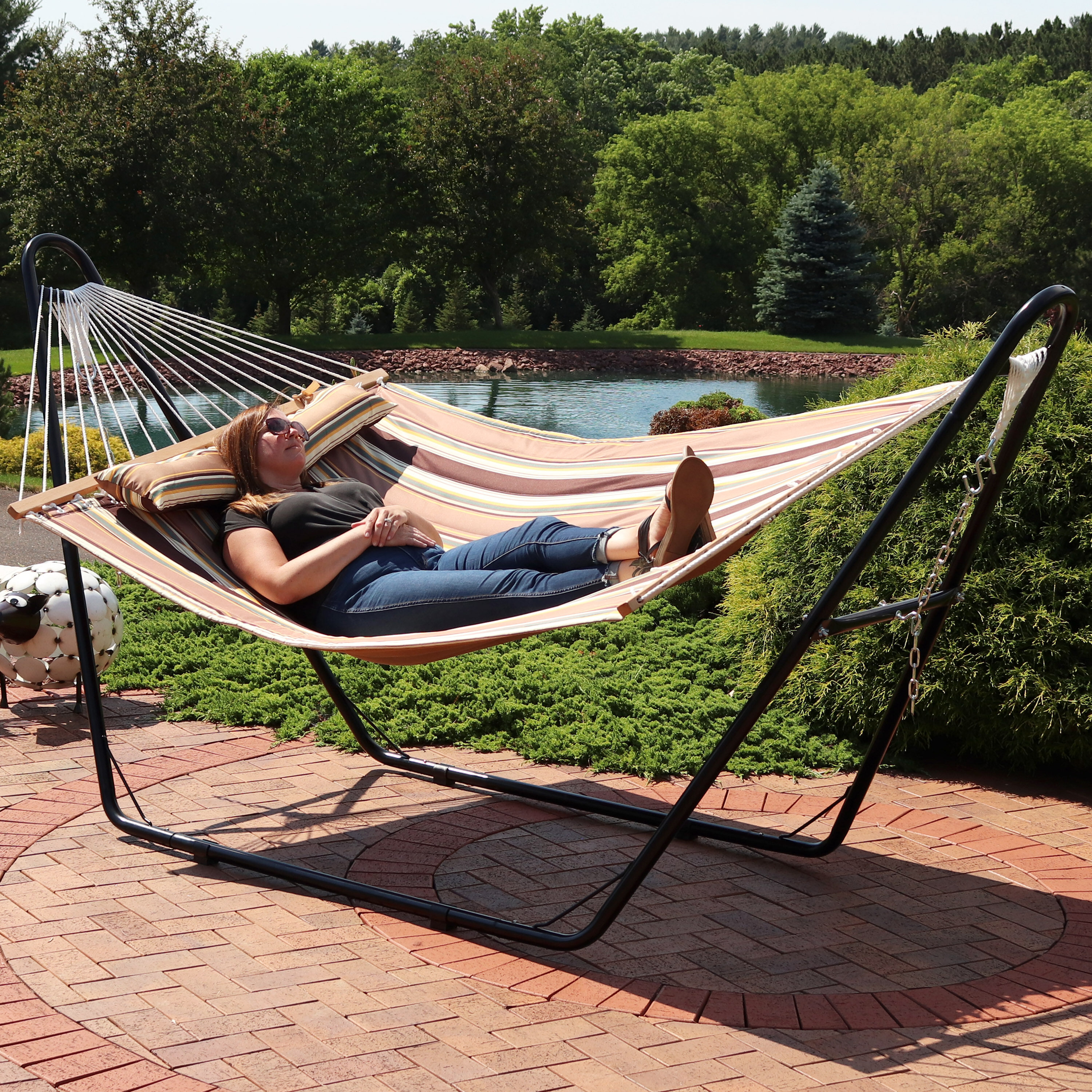 Double quilted outlet hammock