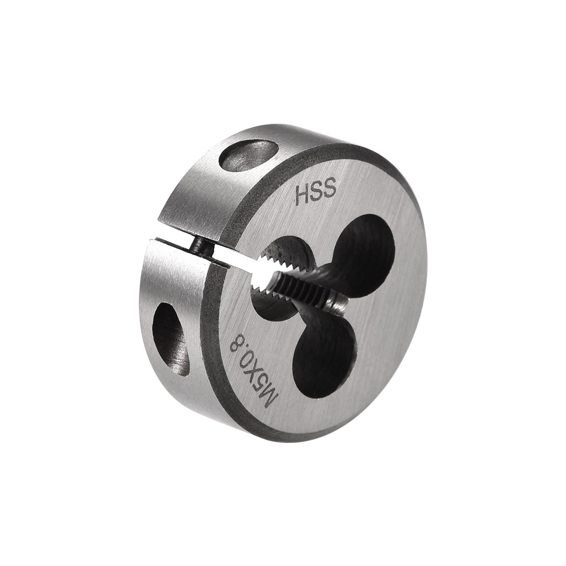 Unique Bargains M5 x 0.8 Metric Adjustable Round Die Machine Thread Right Hand Threading Die High Speed Steel (HSS) Screw Thread Cutting Die #S26041600UX4349