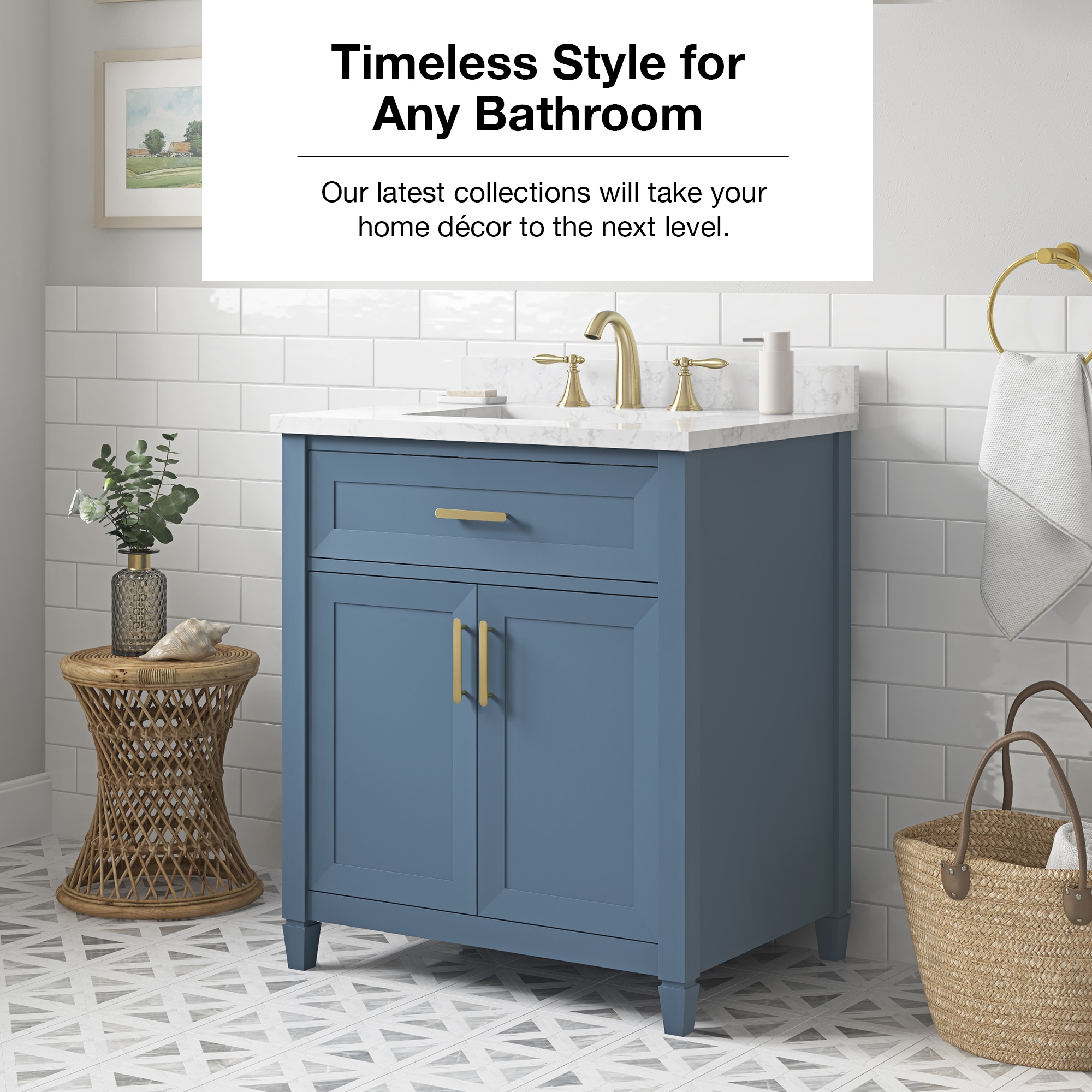 allen + roth LANCASHIRE-30CB Bath-Vanity-Combo - View #12
